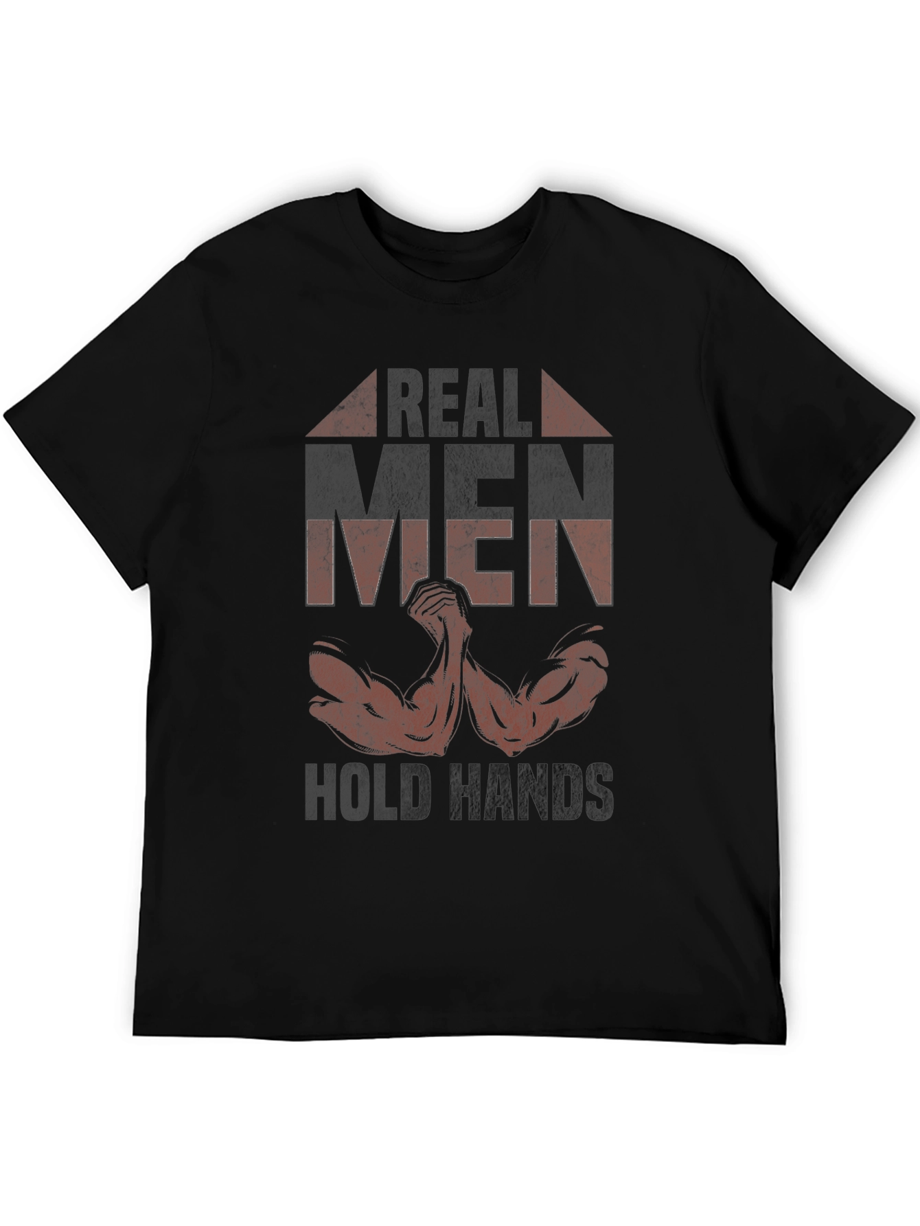 Real Men Hold Hands Graphic Tee