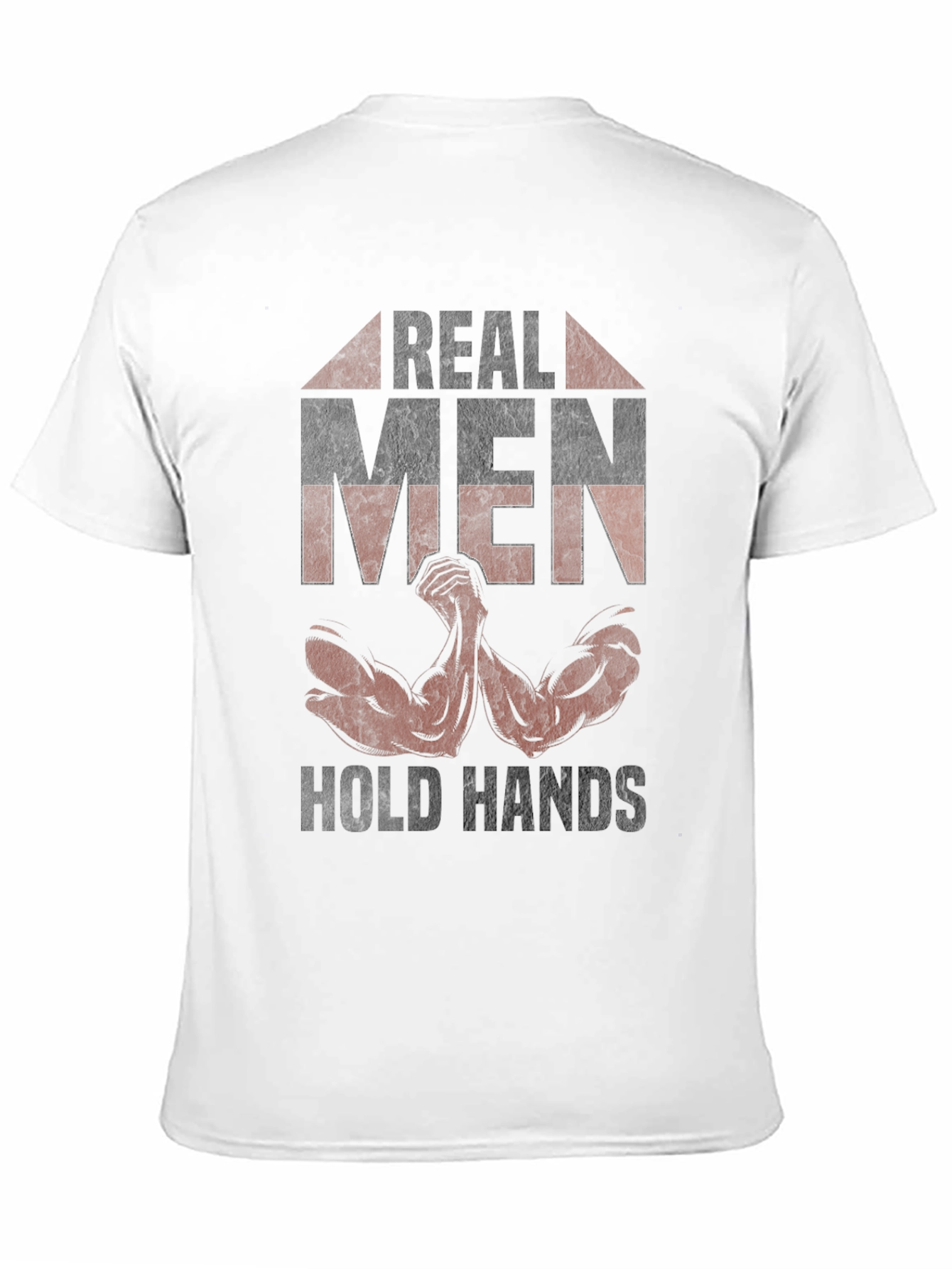 Real Men Hold Hands Graphic Tee