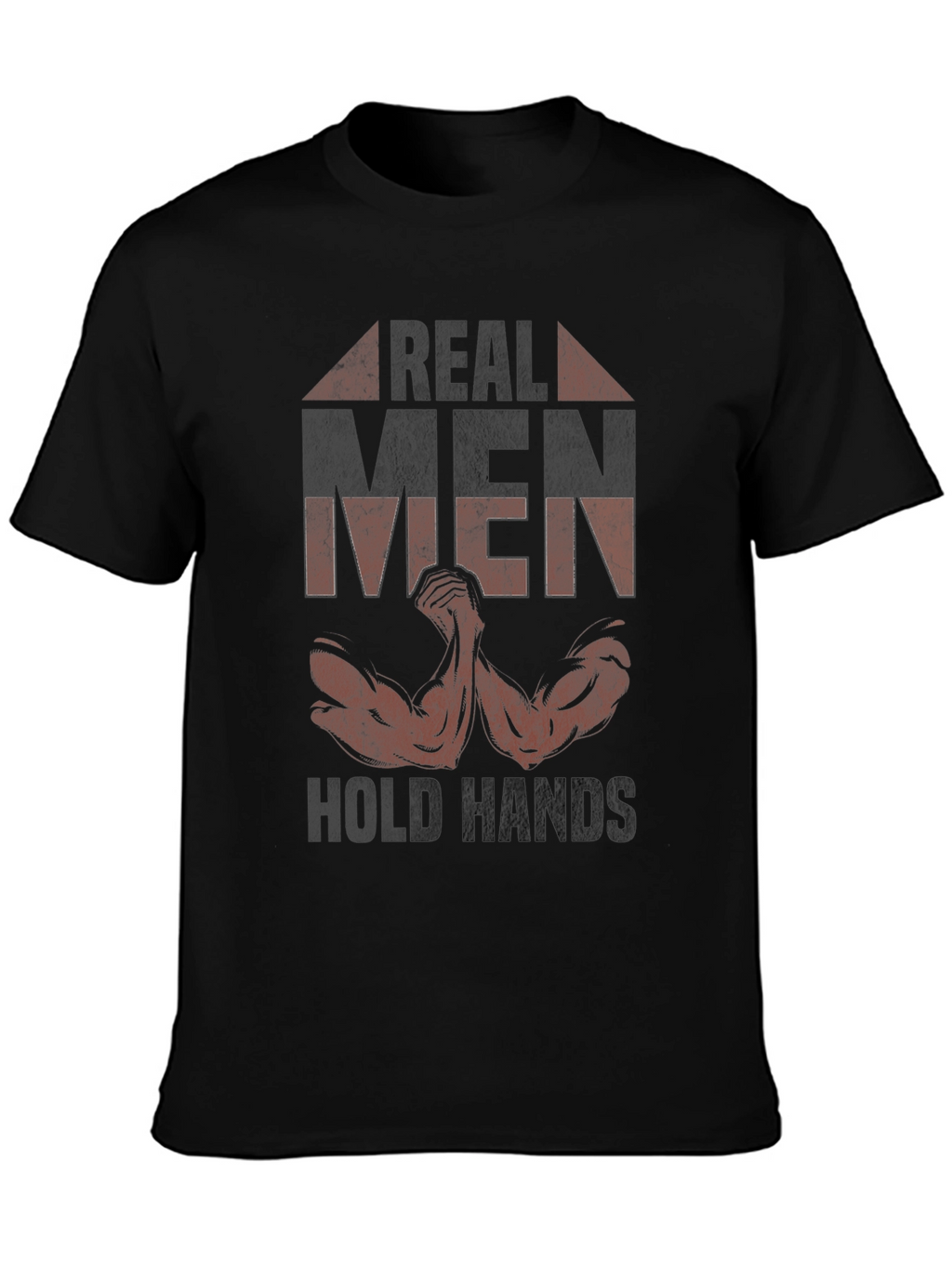 Real Men Hold Hands Graphic Tee
