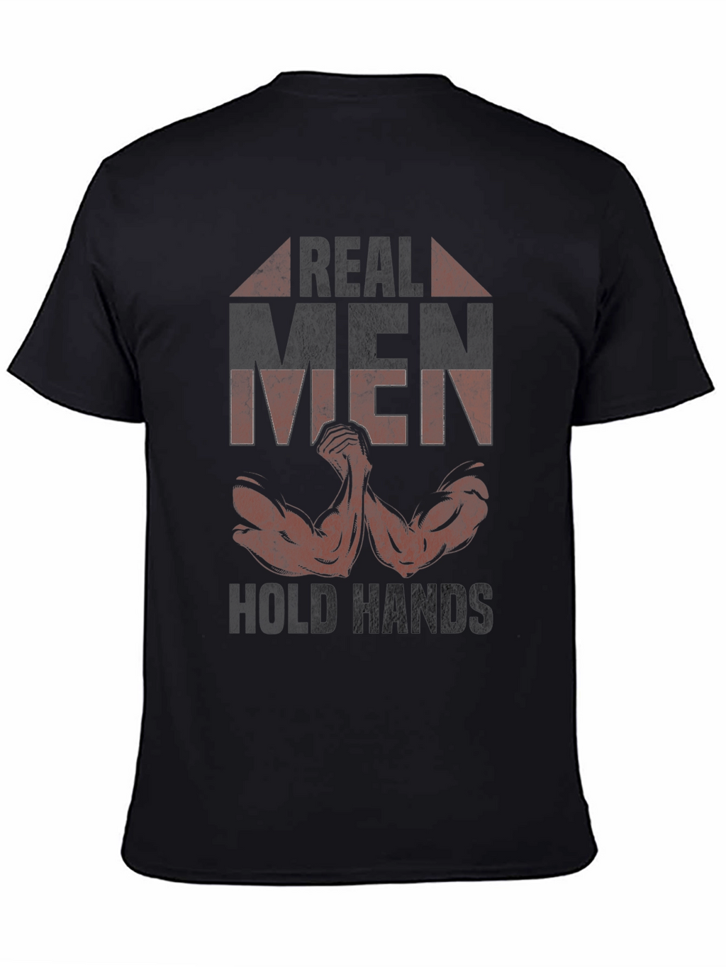 Real Men Hold Hands Graphic Tee