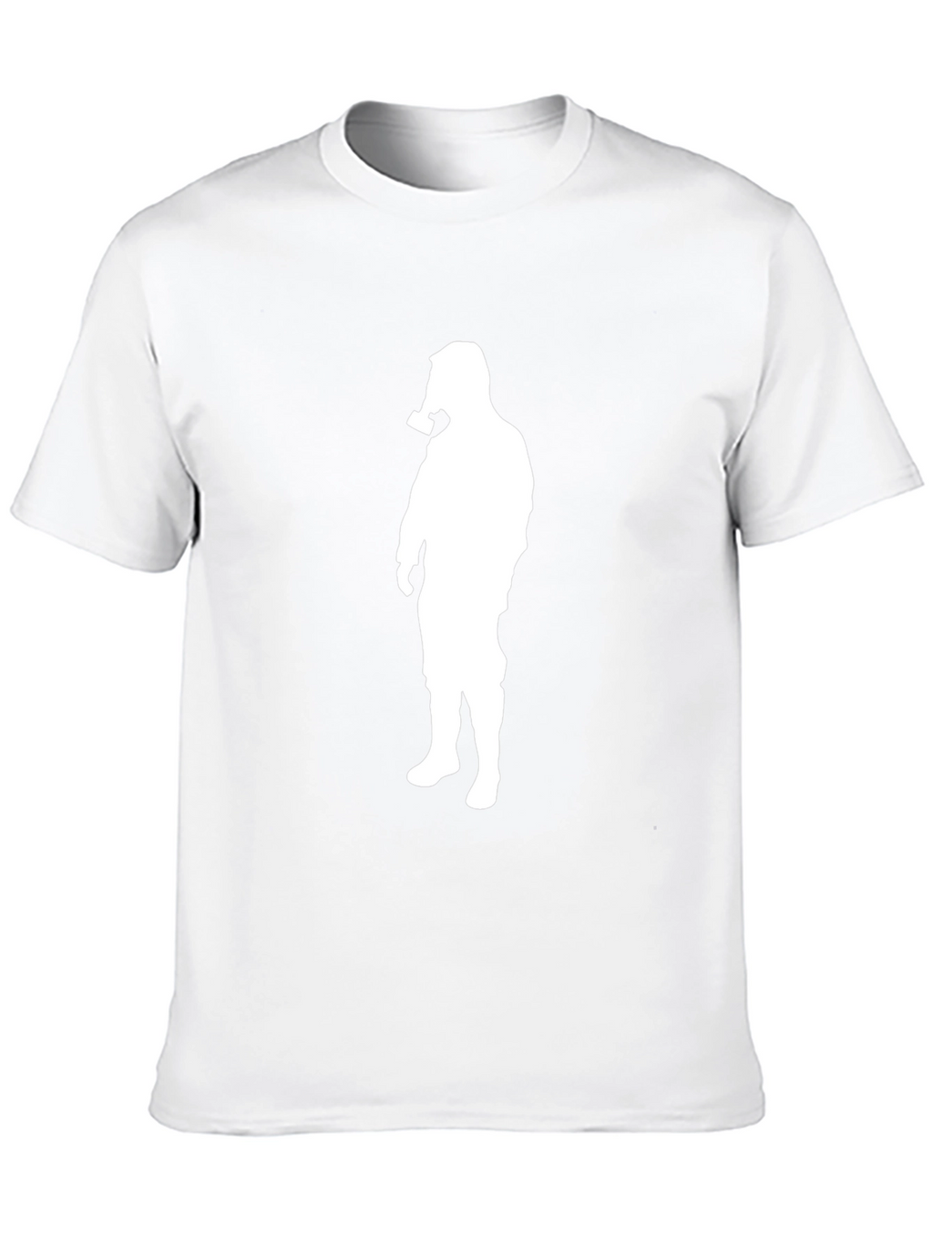 Gas Mask Silhouette Graphic Tee - Black