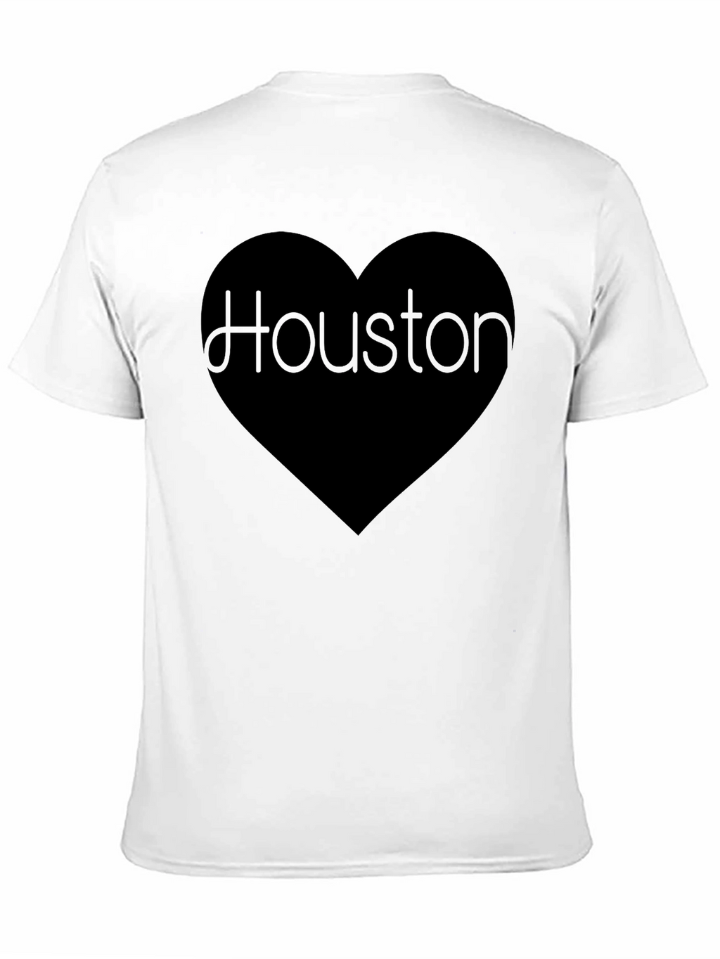 Houston Love Graphic Black T-Shirt