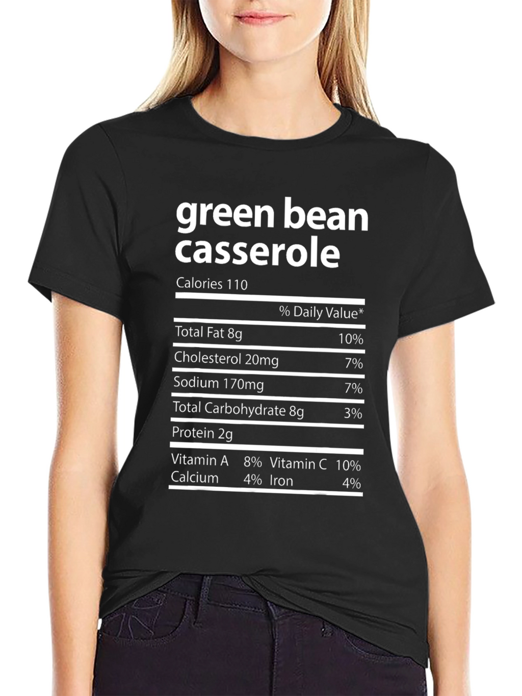 Green Bean Casserole Nutrition Facts T-Shirt
