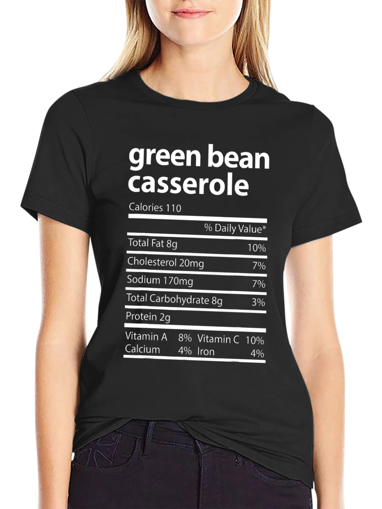 Green Bean Casserole Nutrition Facts T-Shirt