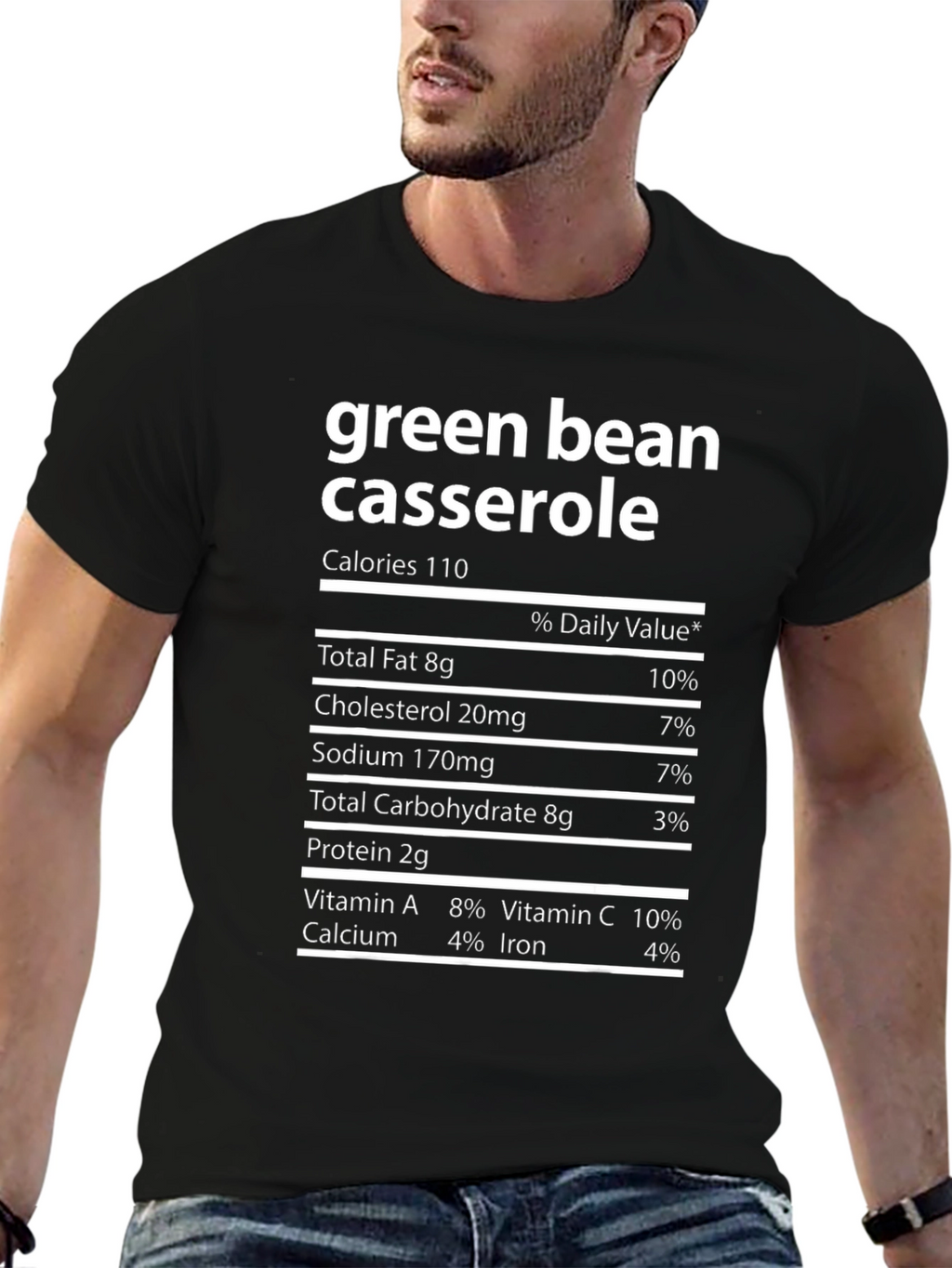 Green Bean Casserole Nutrition Facts T-Shirt