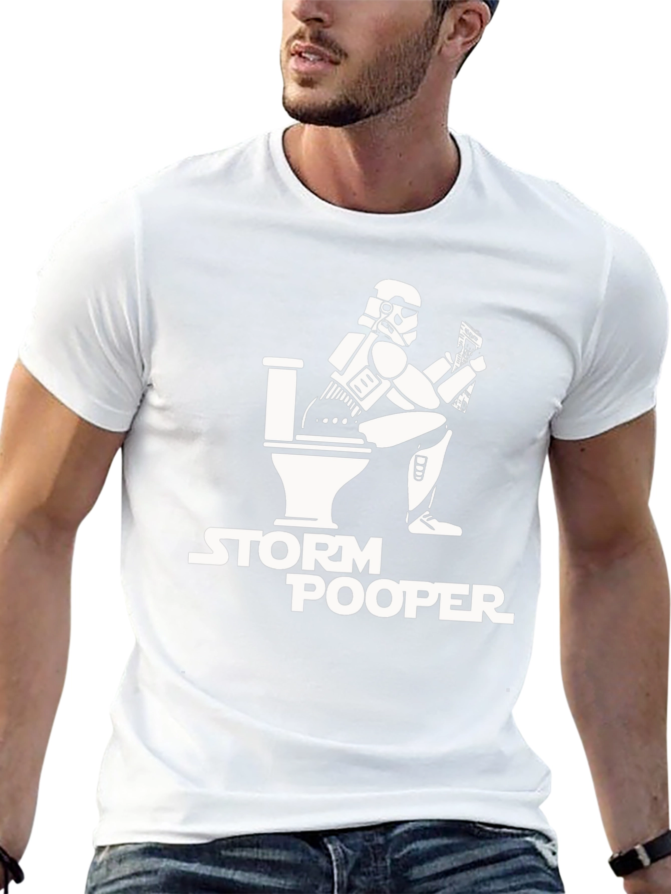 Storm Pooper T-Shirt - Star Wars Inspired Funny Tee