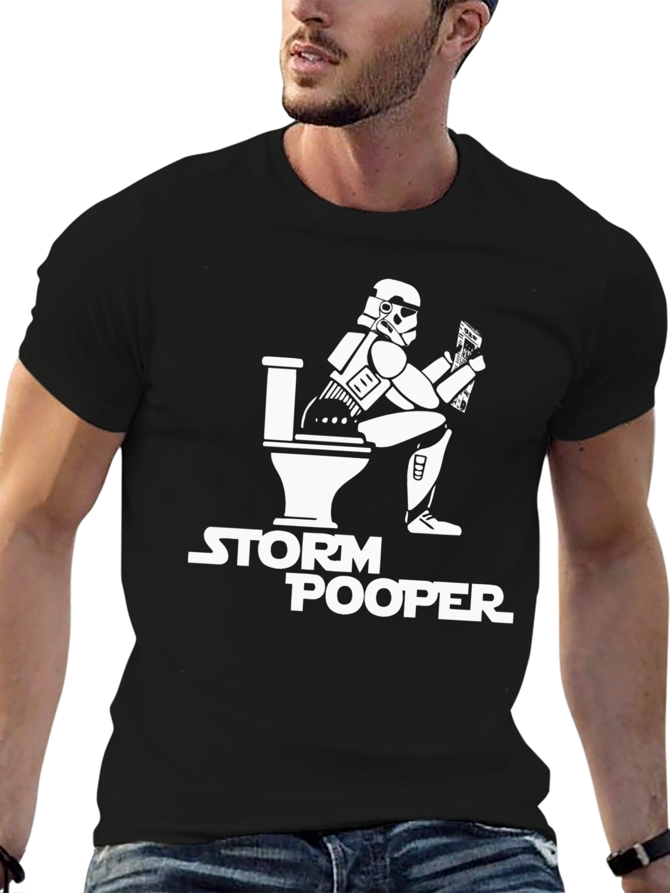 Storm Pooper T-Shirt - Star Wars Inspired Funny Tee