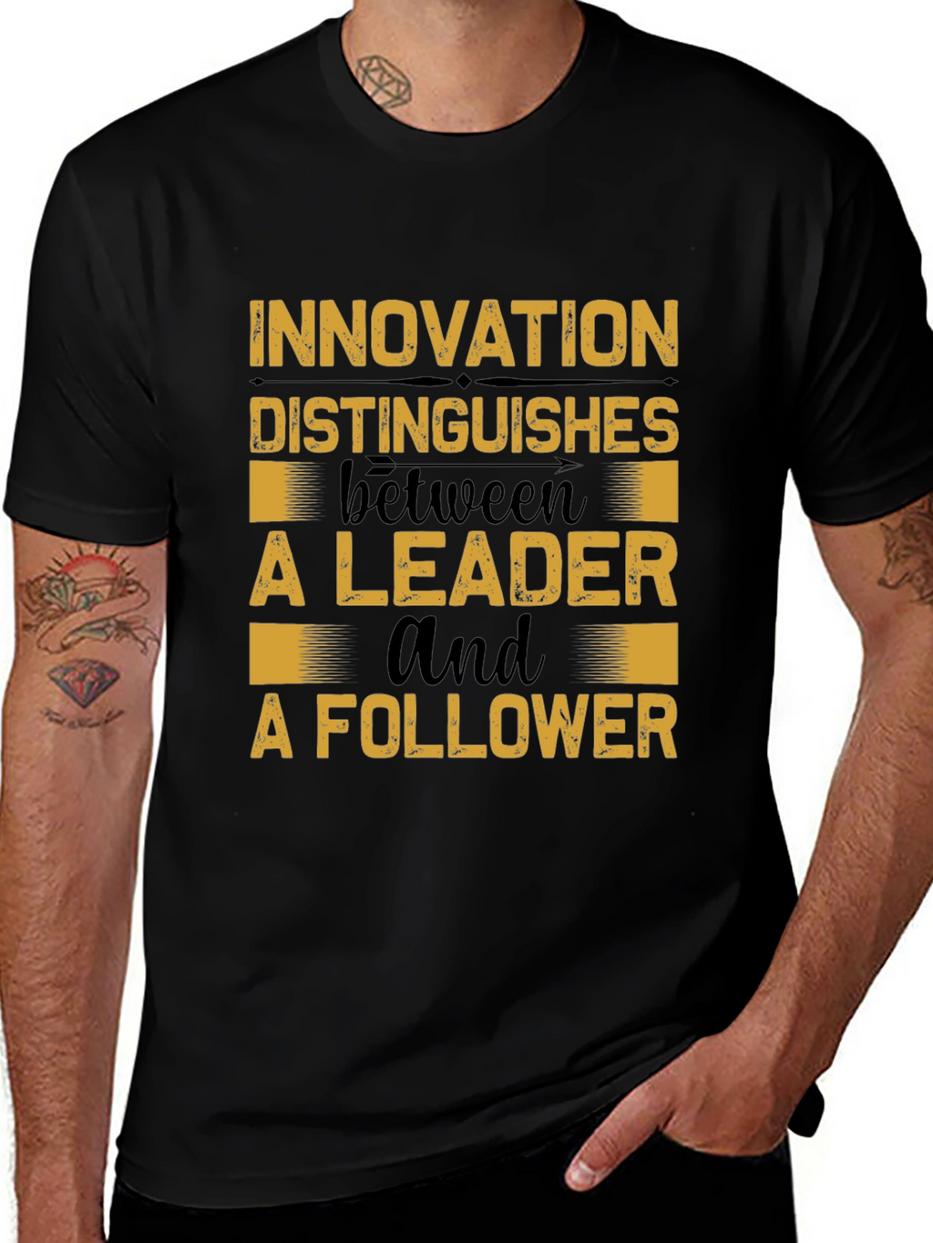 Innovation Leader Follower Graphic T-Shirt