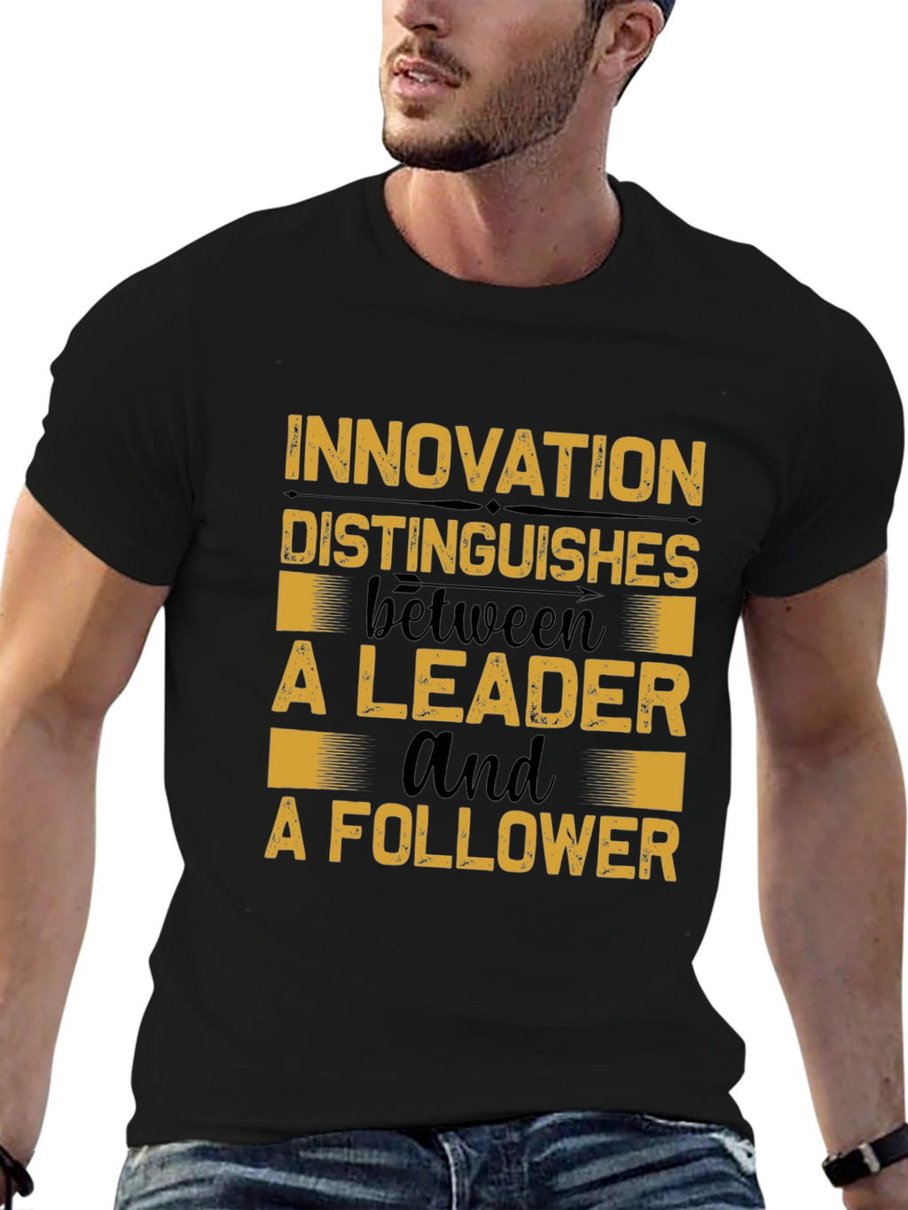 Innovation Leader Follower Graphic T-Shirt