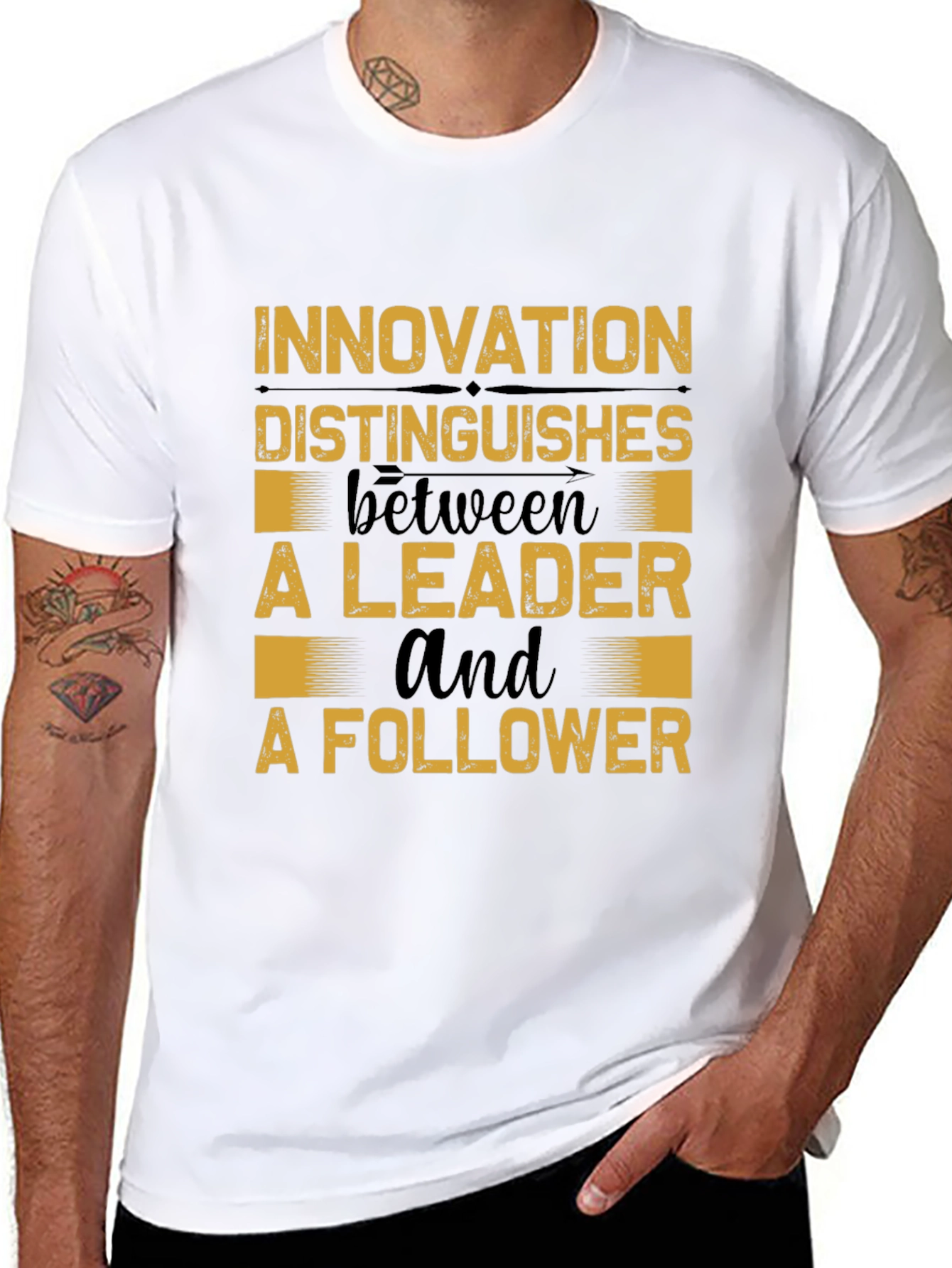 Innovation Leader Follower Graphic T-Shirt