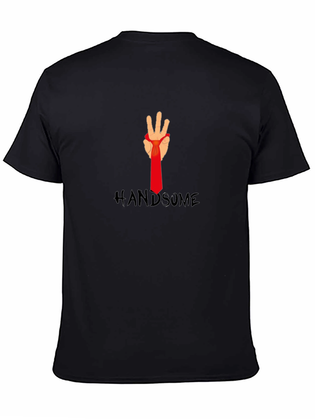 Handsome Hand Tie T-Shirt - Stylish Graphic Tee