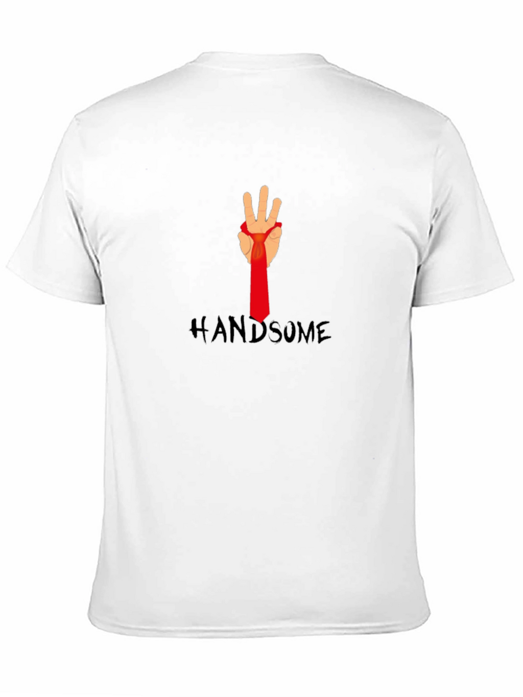 Handsome Hand Tie T-Shirt - Stylish Graphic Tee