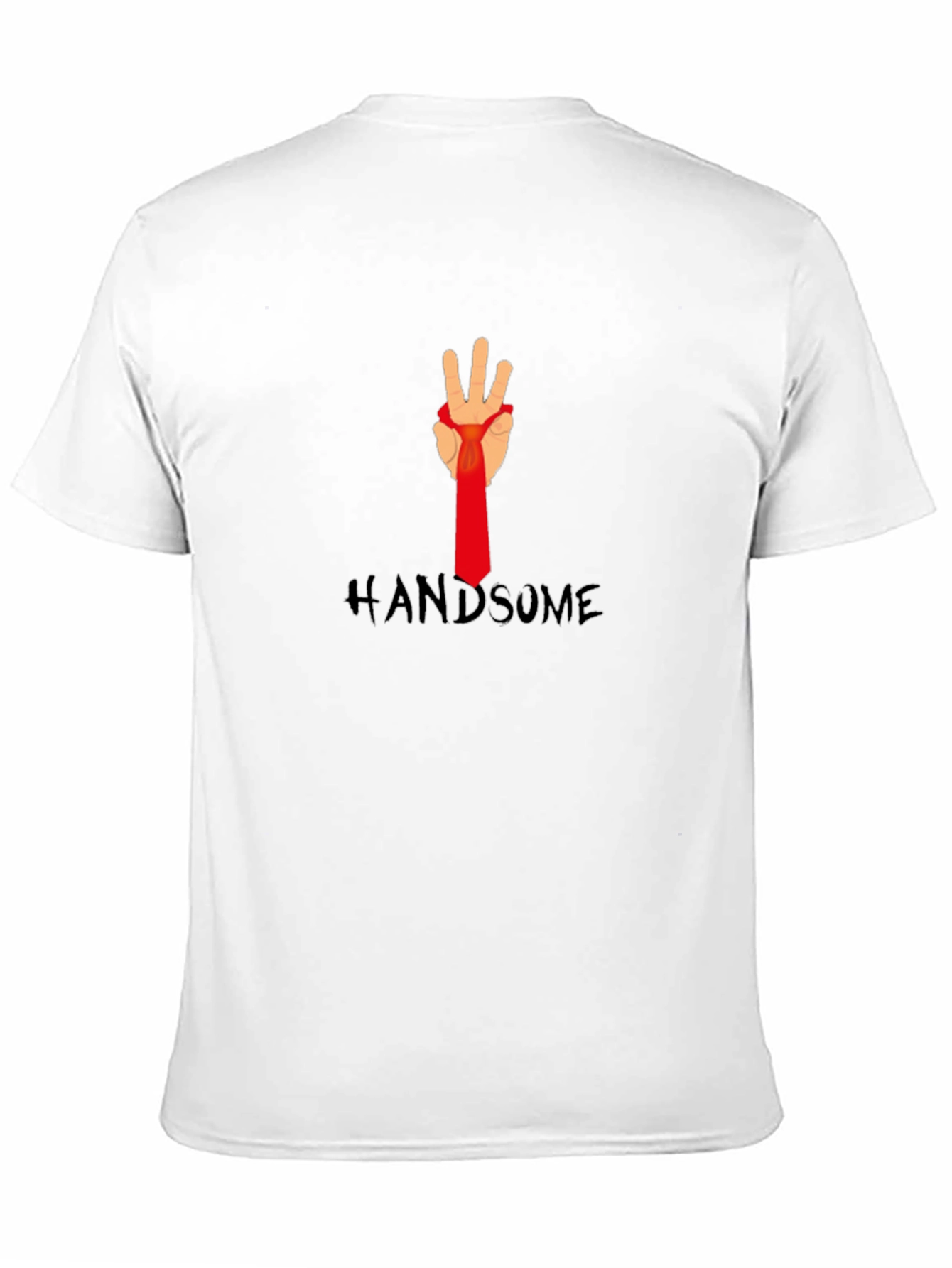 Handsome Hand Tie T-Shirt - Stylish Graphic Tee
