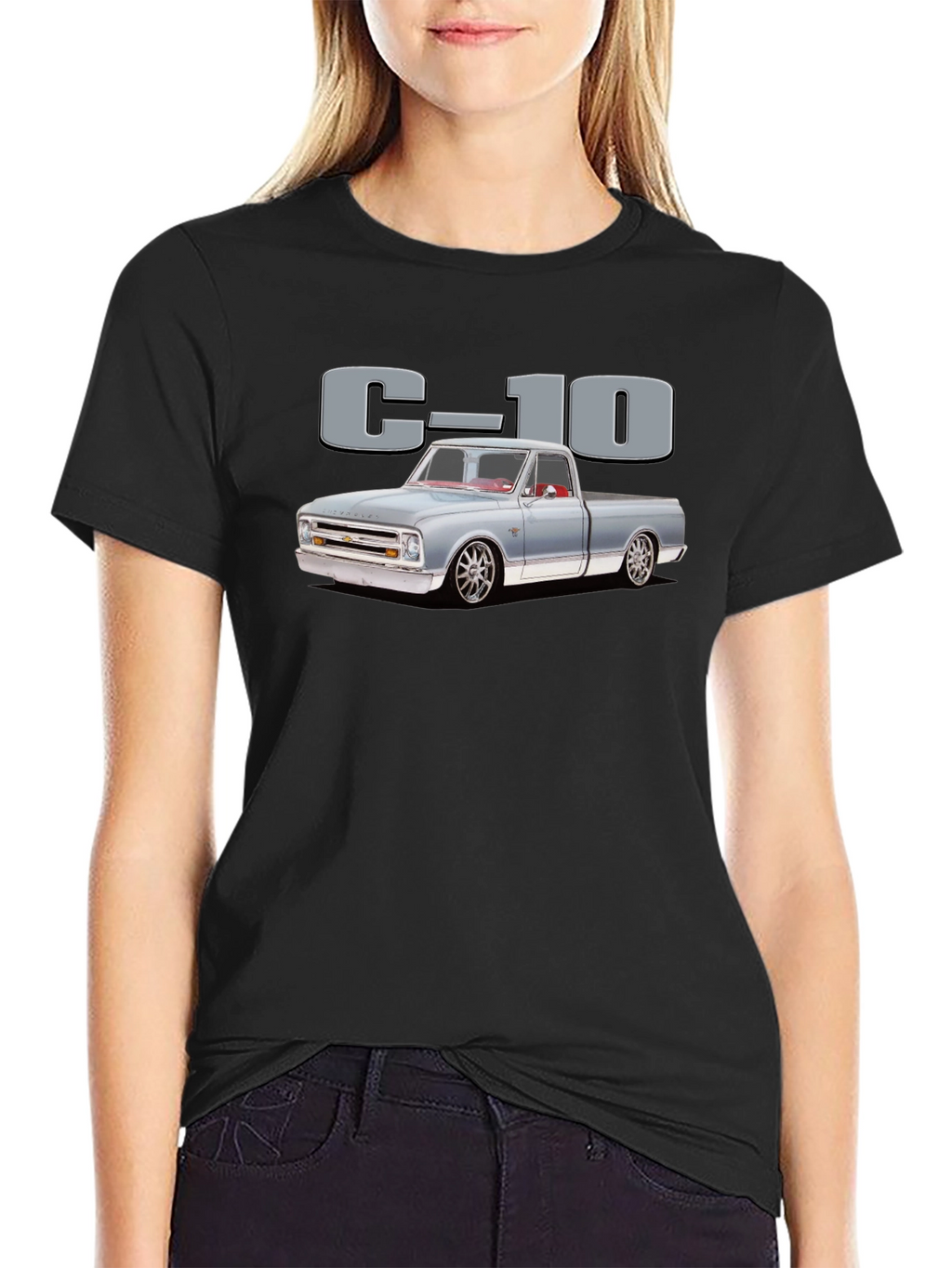 C-10 Truck Graphic Tee - Classic Car T-Shirt