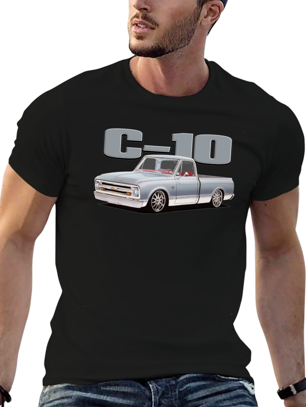 C-10 Truck Graphic Tee - Classic Car T-Shirt