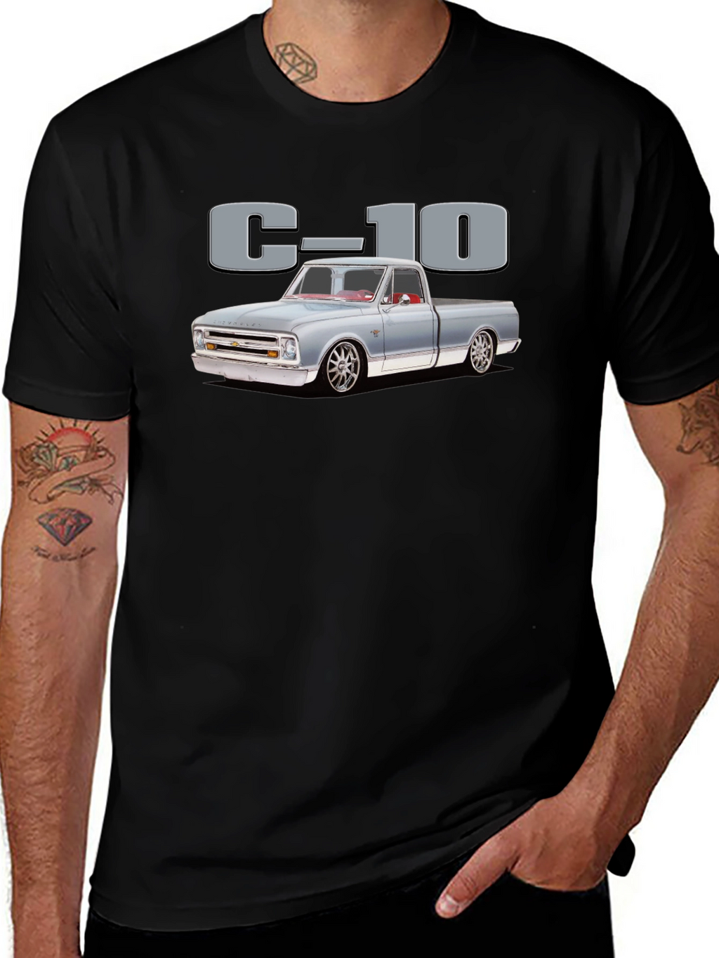 C-10 Truck Graphic Tee - Classic Car T-Shirt