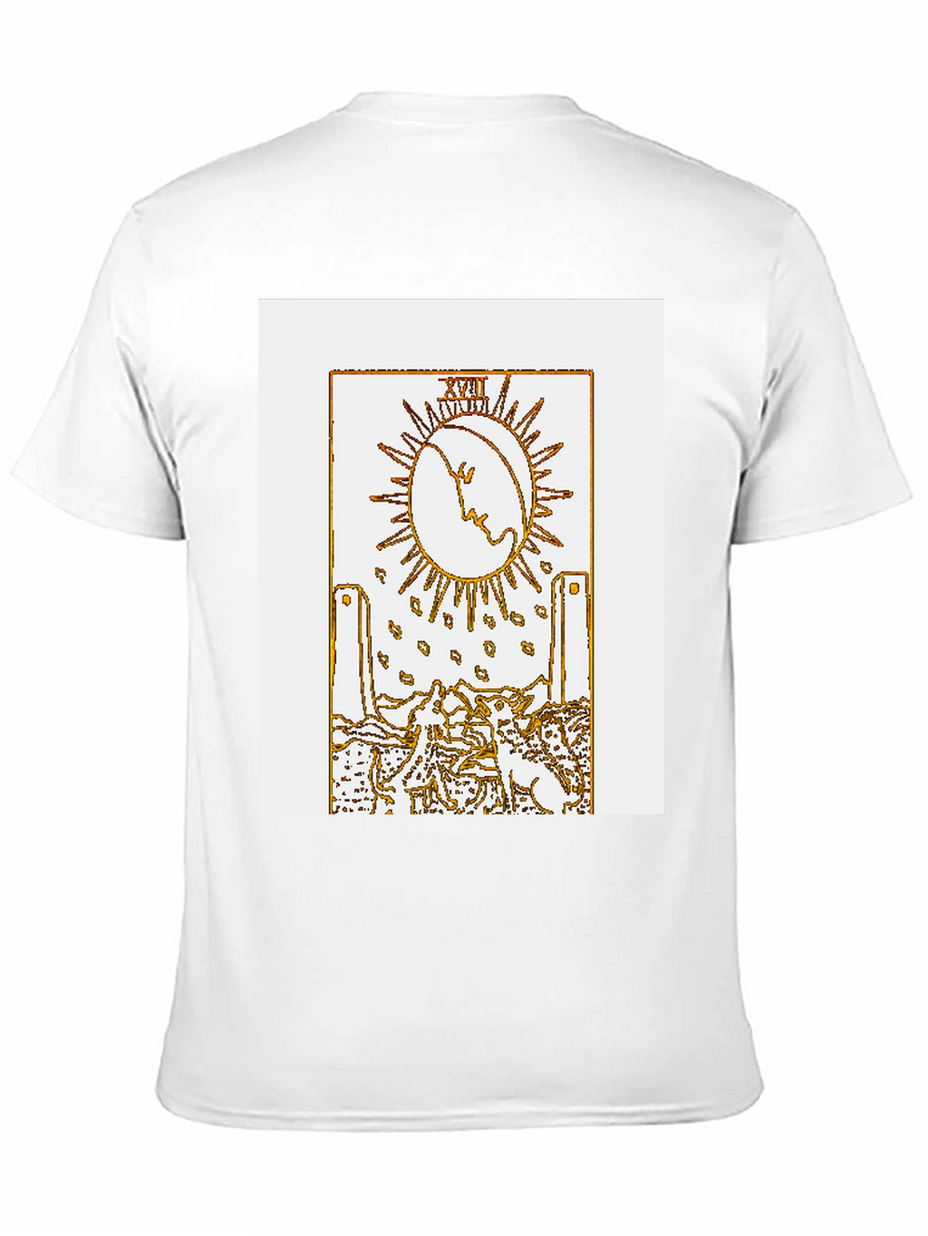 The Moon Tarot Card Graphic T-Shirt