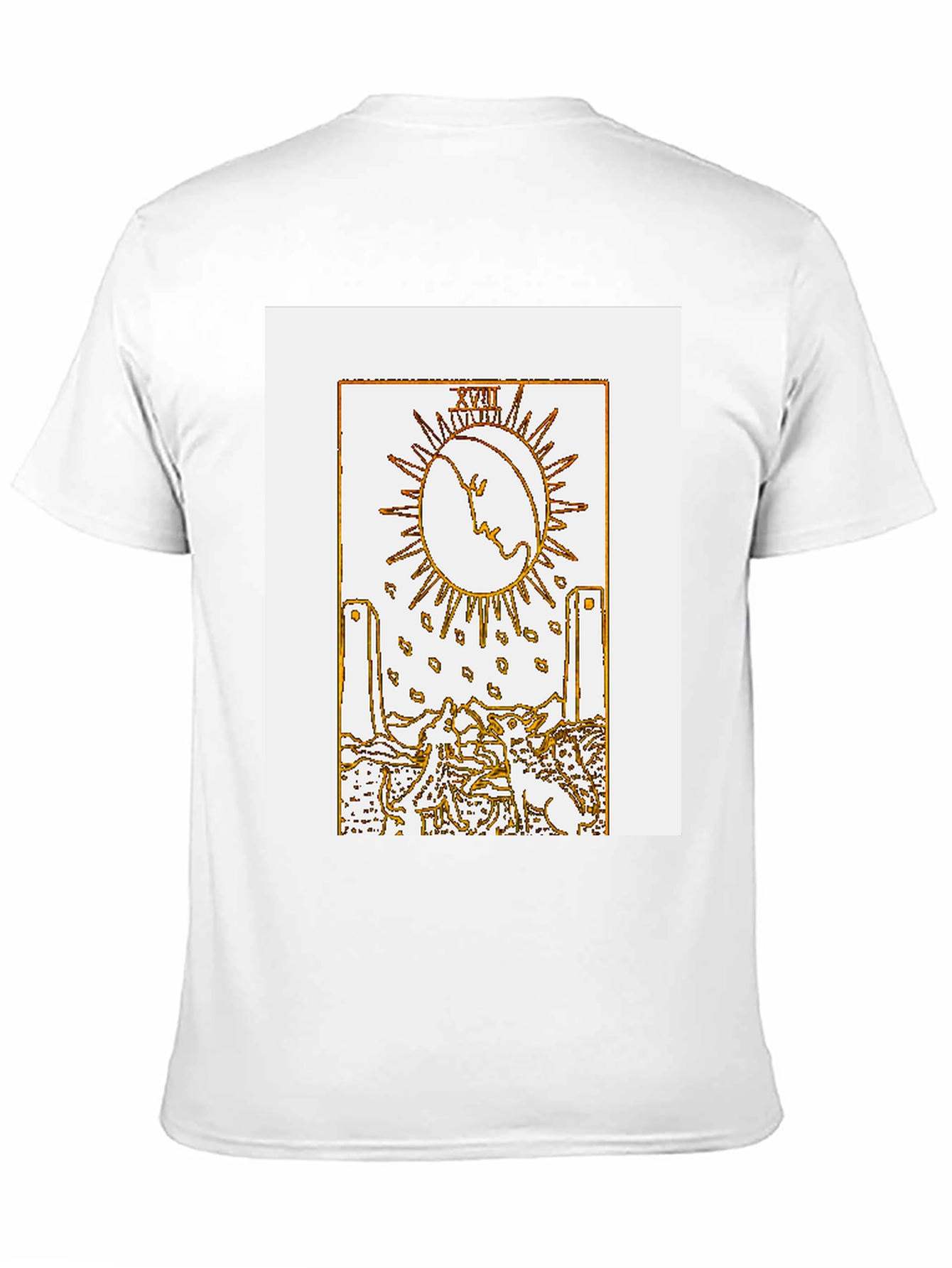 The Moon Tarot Card Graphic T-Shirt