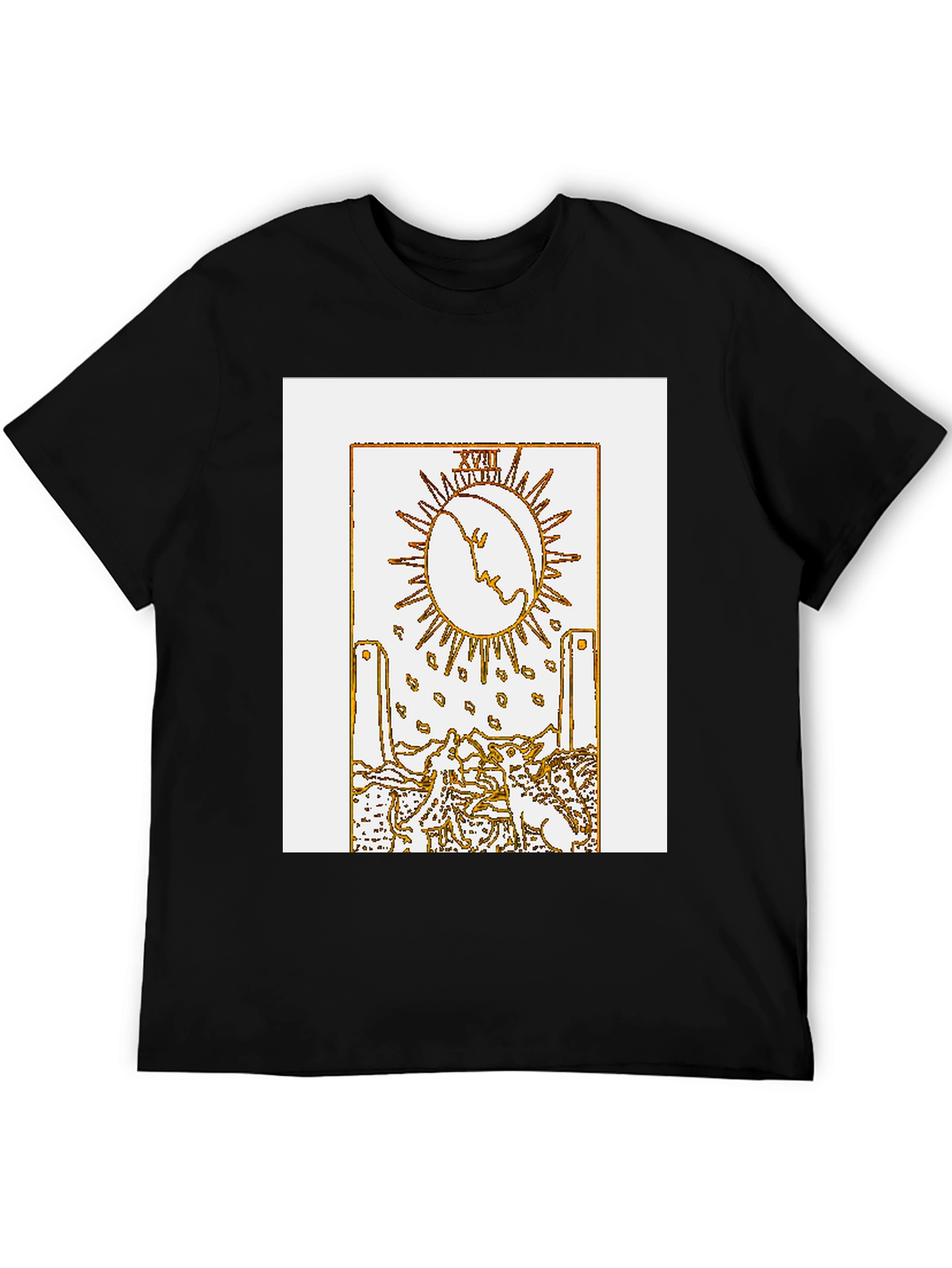 The Moon Tarot Card Graphic T-Shirt