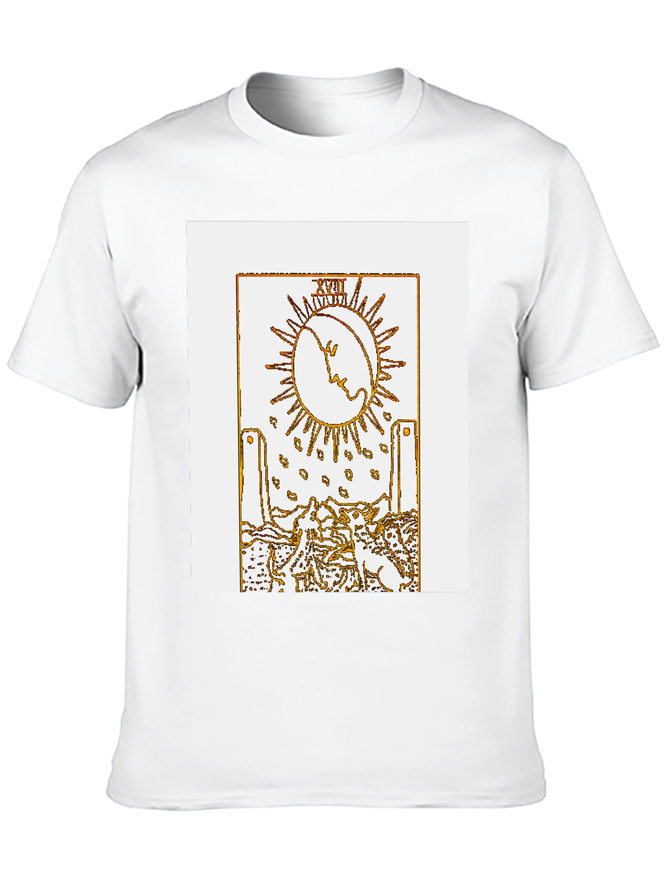 The Moon Tarot Card Graphic T-Shirt