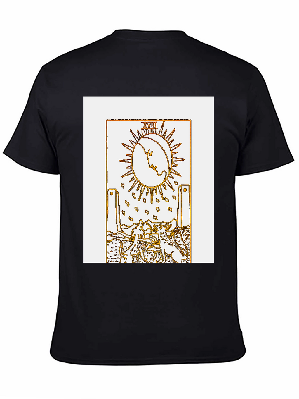 The Moon Tarot Card Graphic T-Shirt