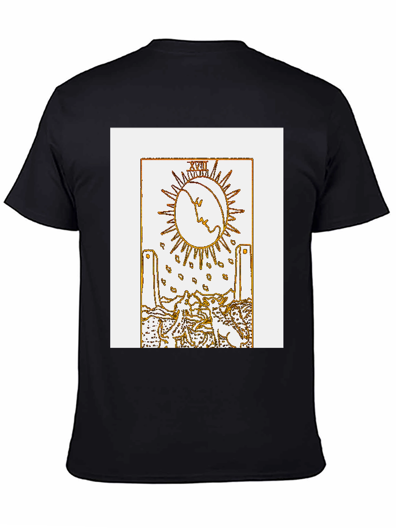 The Moon Tarot Card Graphic T-Shirt