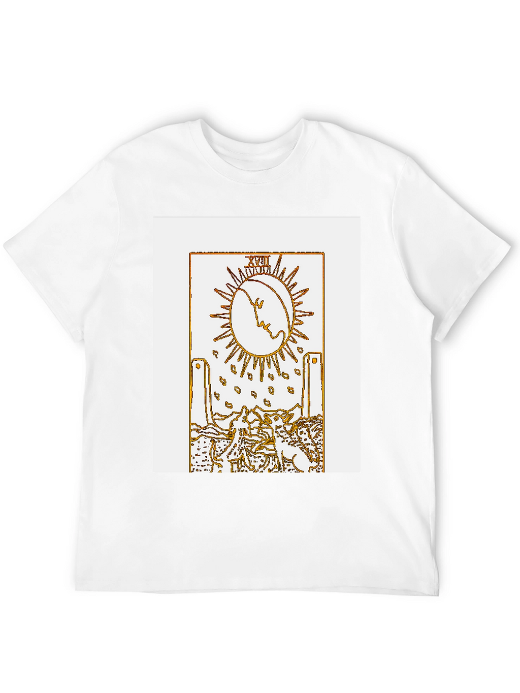 The Moon Tarot Card Graphic T-Shirt