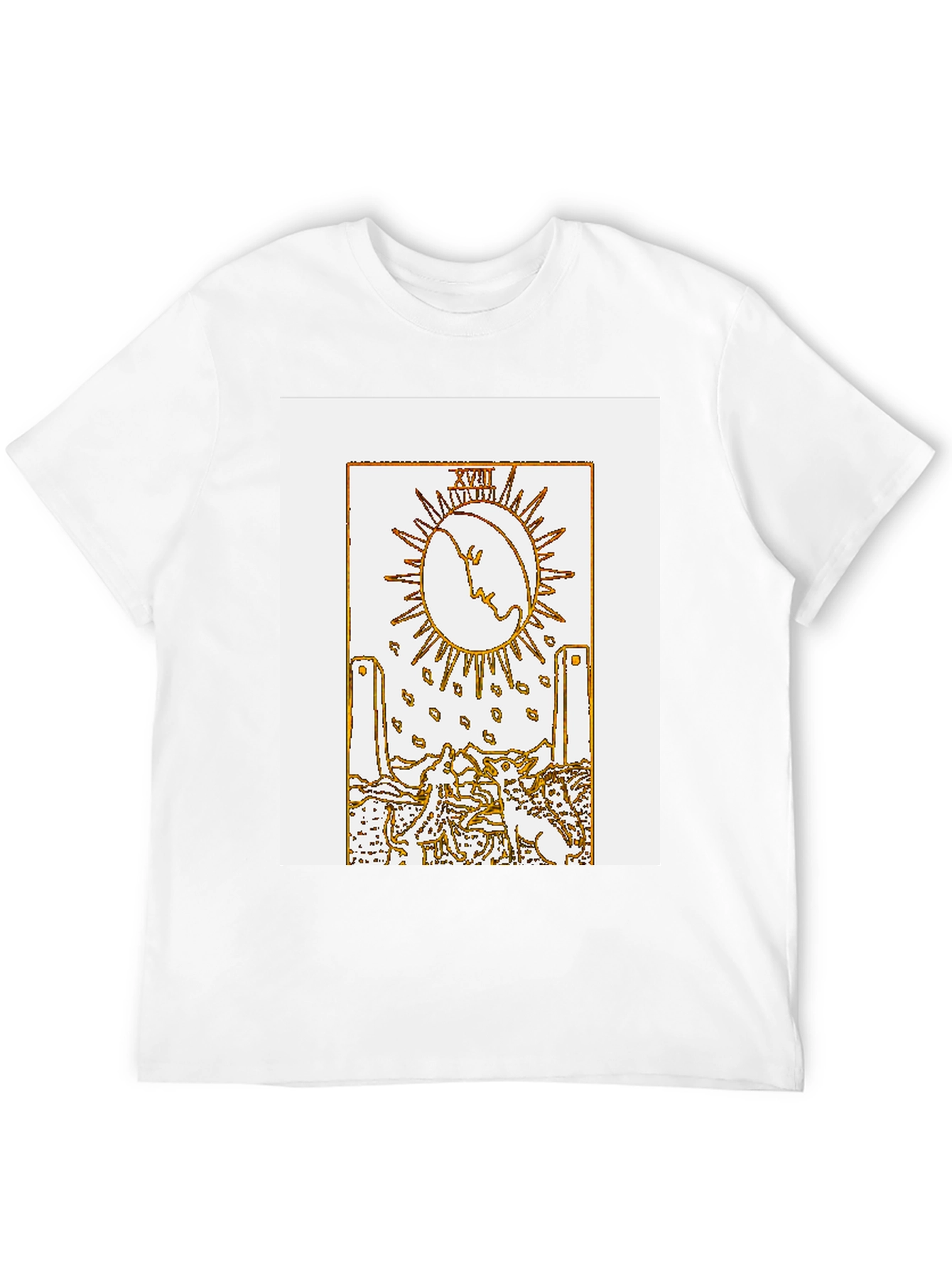 The Moon Tarot Card Graphic T-Shirt