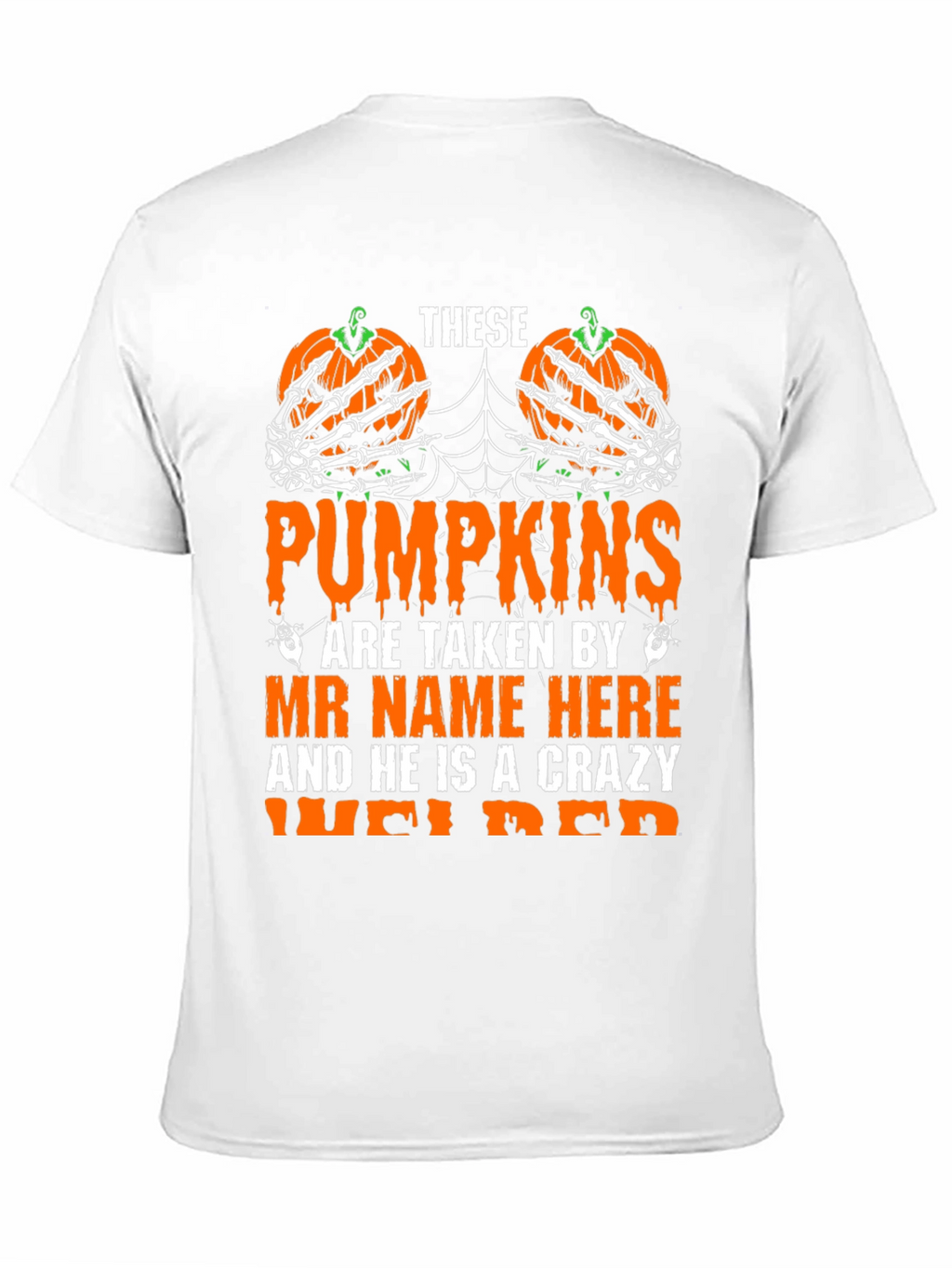 Crazy Welder Halloween Pumpkin T-Shirt