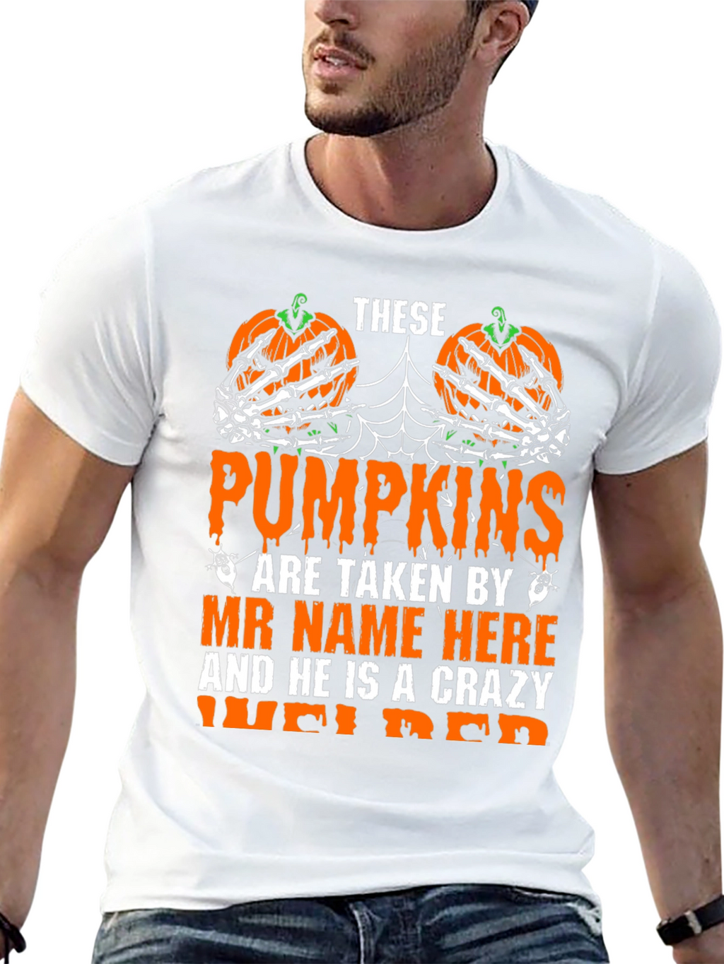 Crazy Welder Halloween Pumpkin T-Shirt
