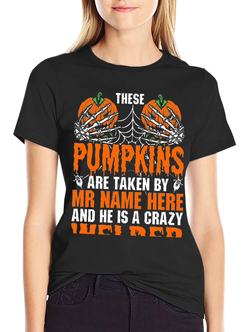 Crazy Welder Halloween Pumpkin T-Shirt