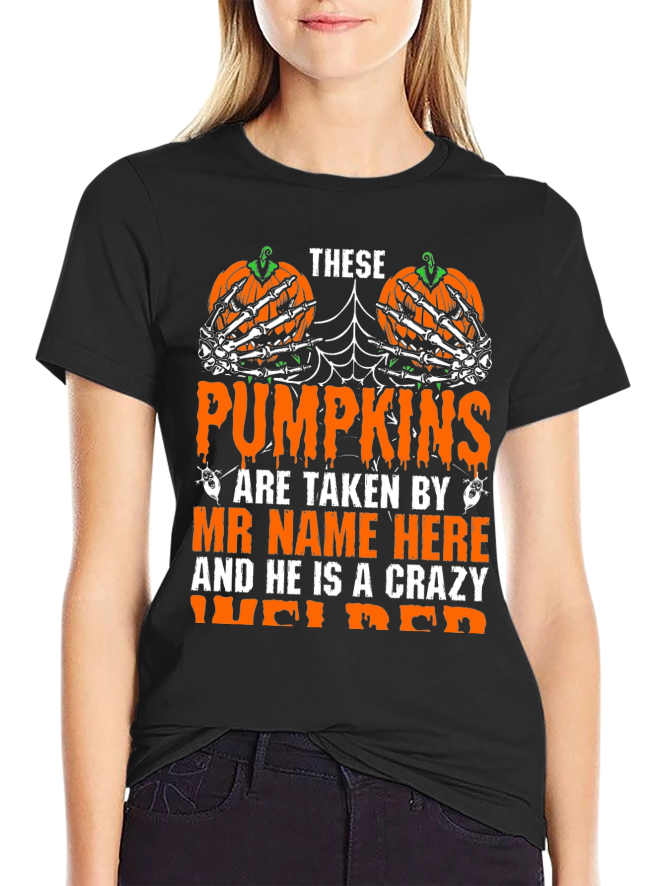 Crazy Welder Halloween Pumpkin T-Shirt