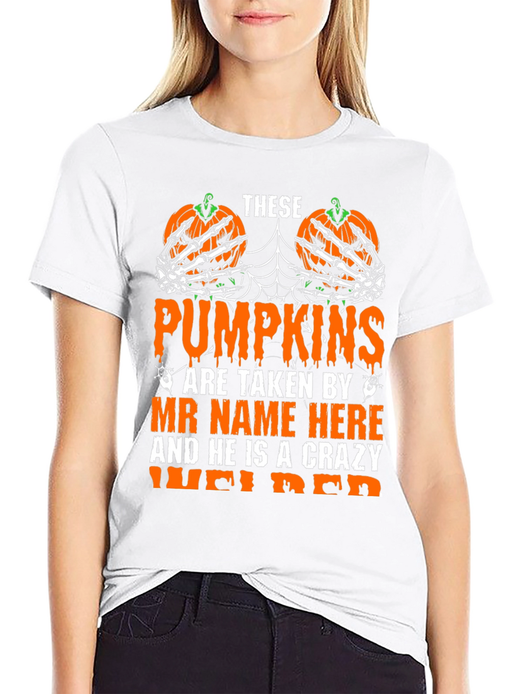 Crazy Welder Halloween Pumpkin T-Shirt