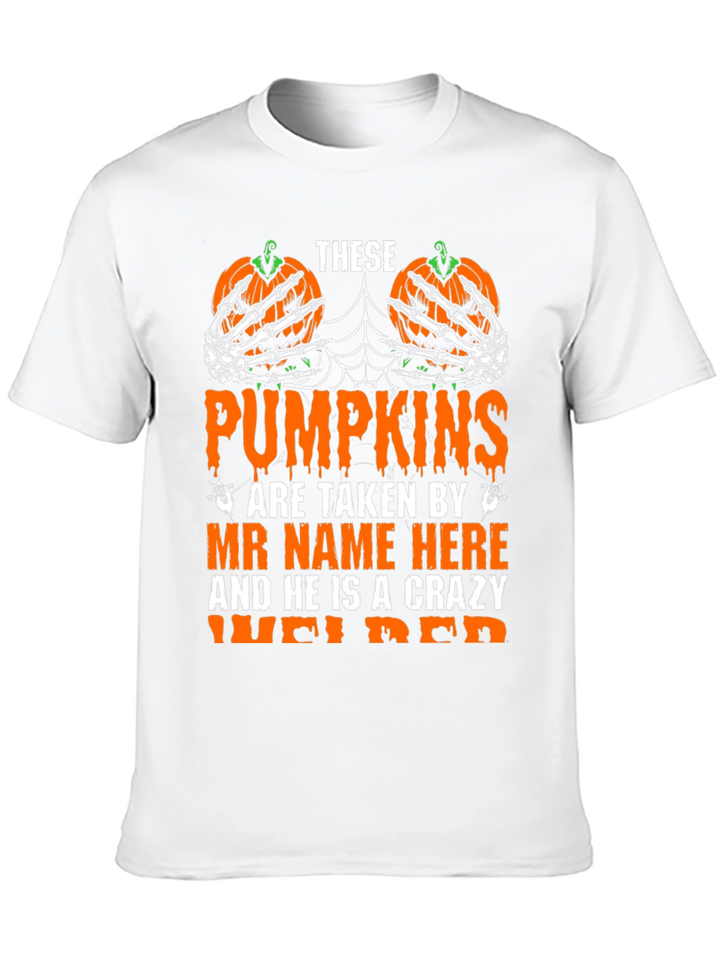 Crazy Welder Halloween Pumpkin T-Shirt