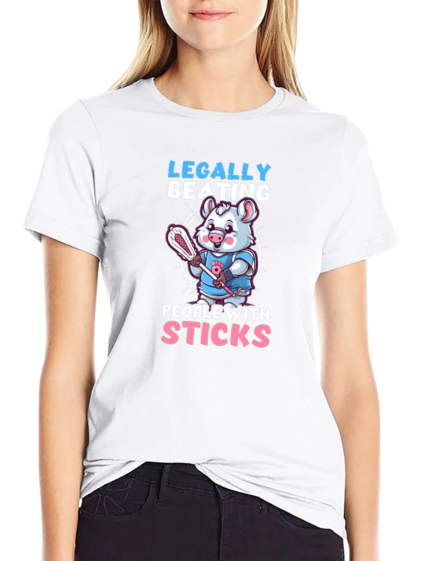 Legally Beating People With Sticks T-Shirt