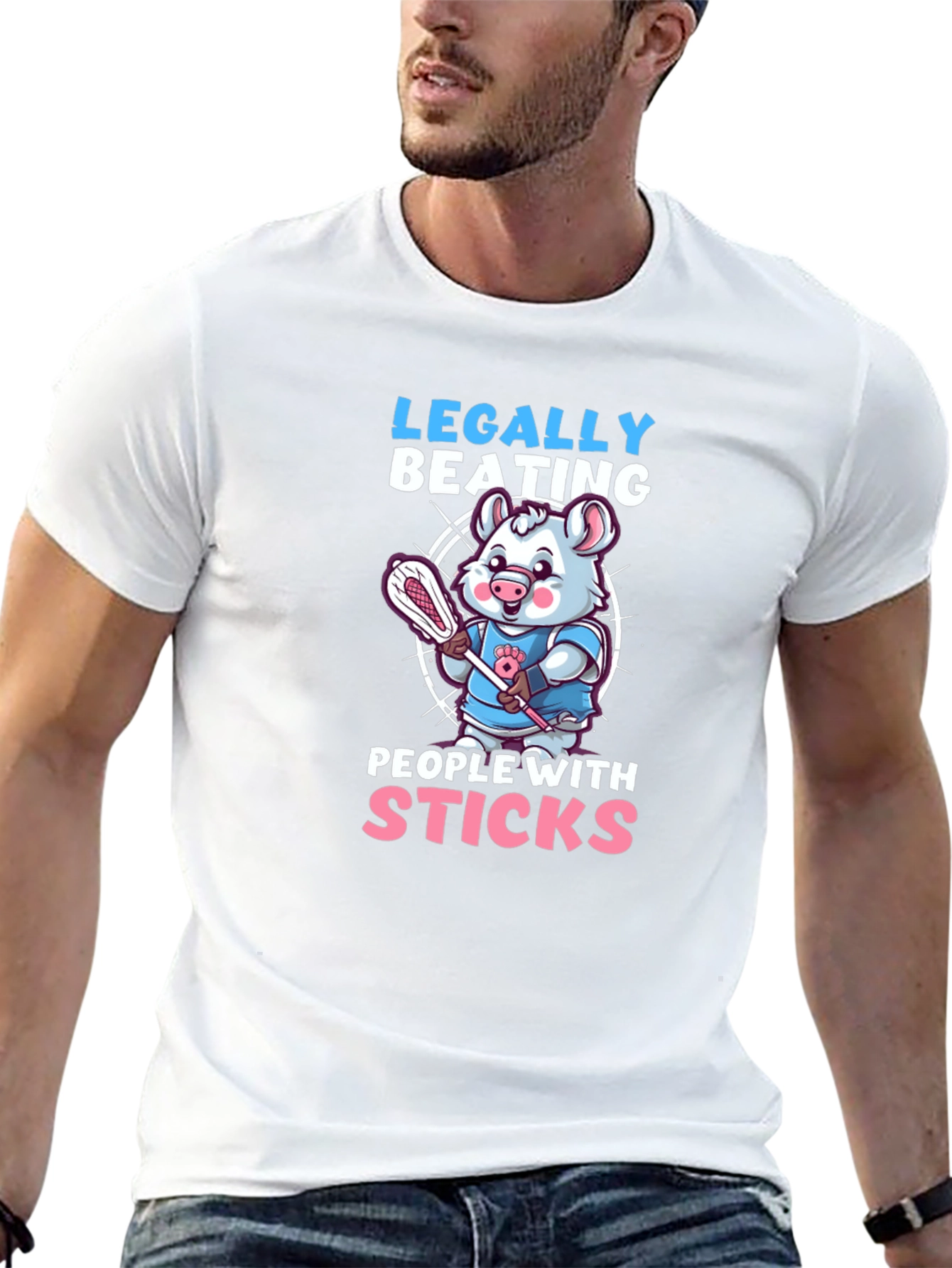 Legally Beating People With Sticks T-Shirt