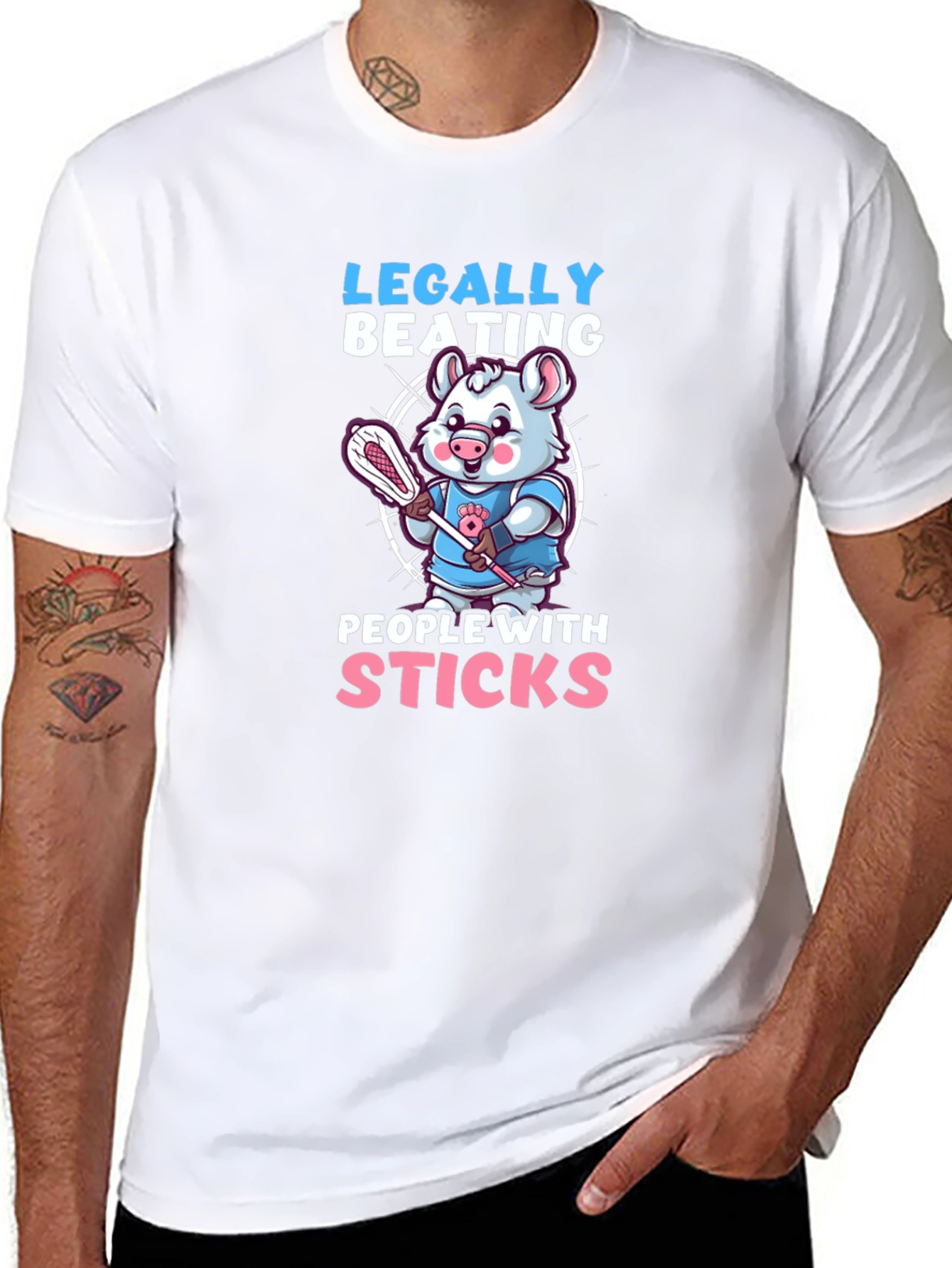 Legally Beating People With Sticks T-Shirt