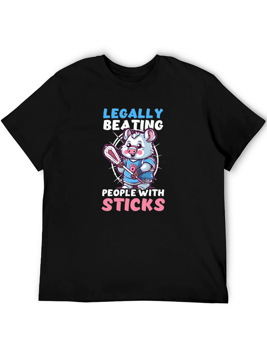 Legally Beating People With Sticks T-Shirt