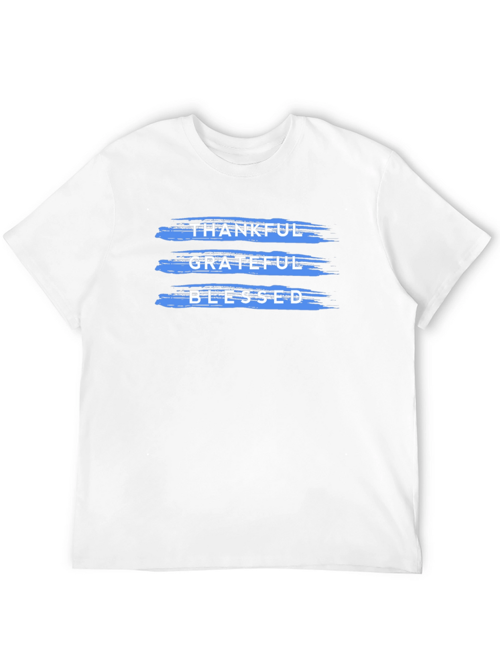 Thankful Grateful Blessed T-Shirt Black