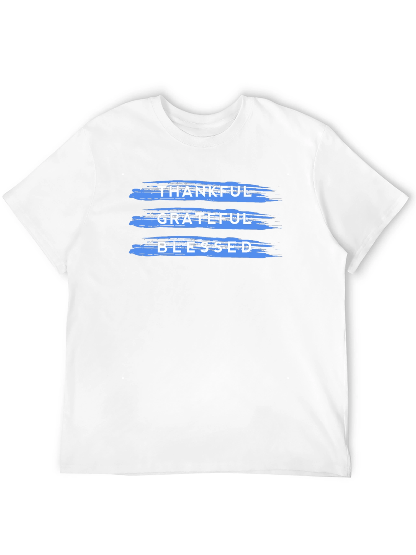 Thankful Grateful Blessed T-Shirt Black