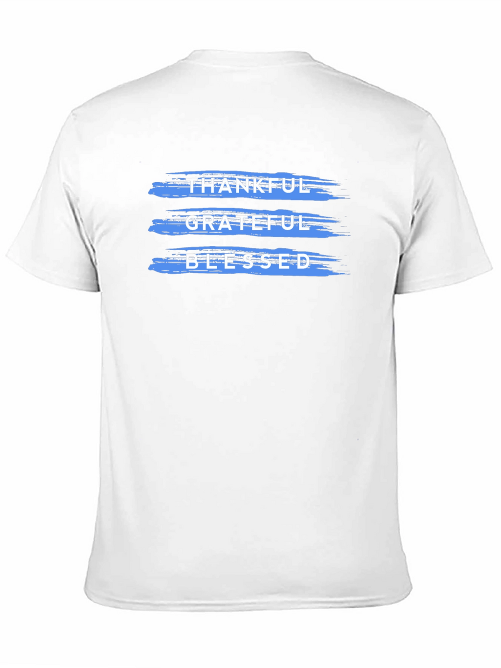 Thankful Grateful Blessed T-Shirt Black