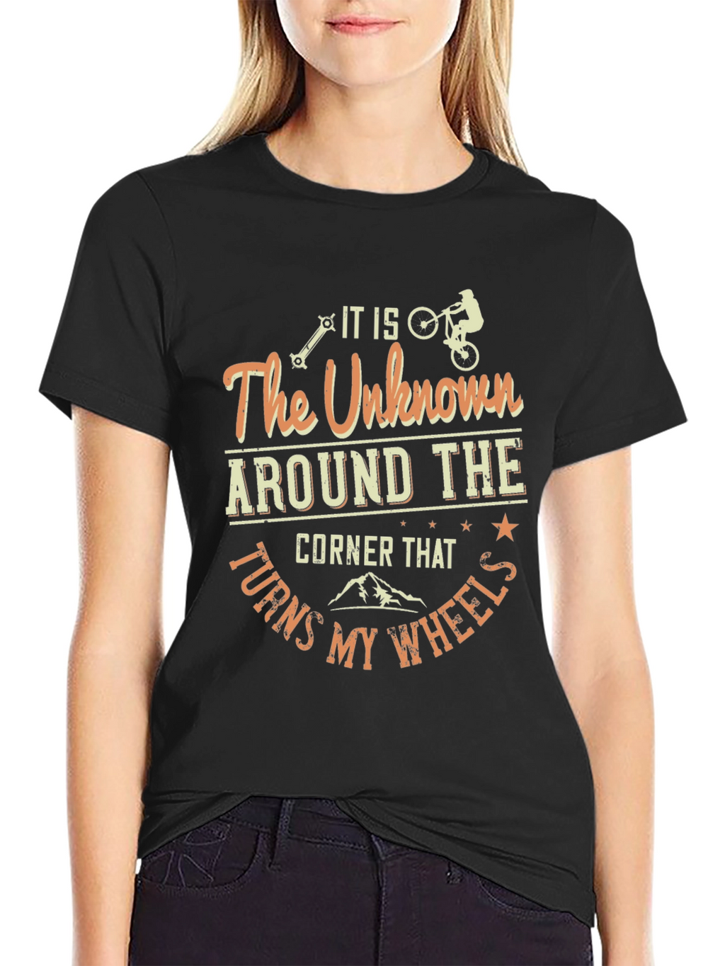 The Unknown Mountain Bike Graphic Tee