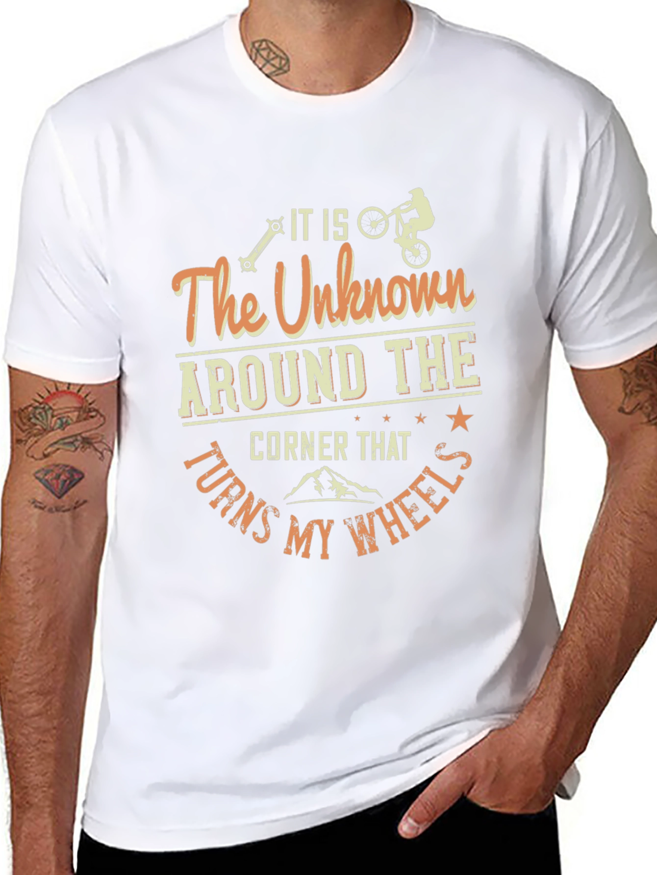 The Unknown Mountain Bike Graphic Tee
