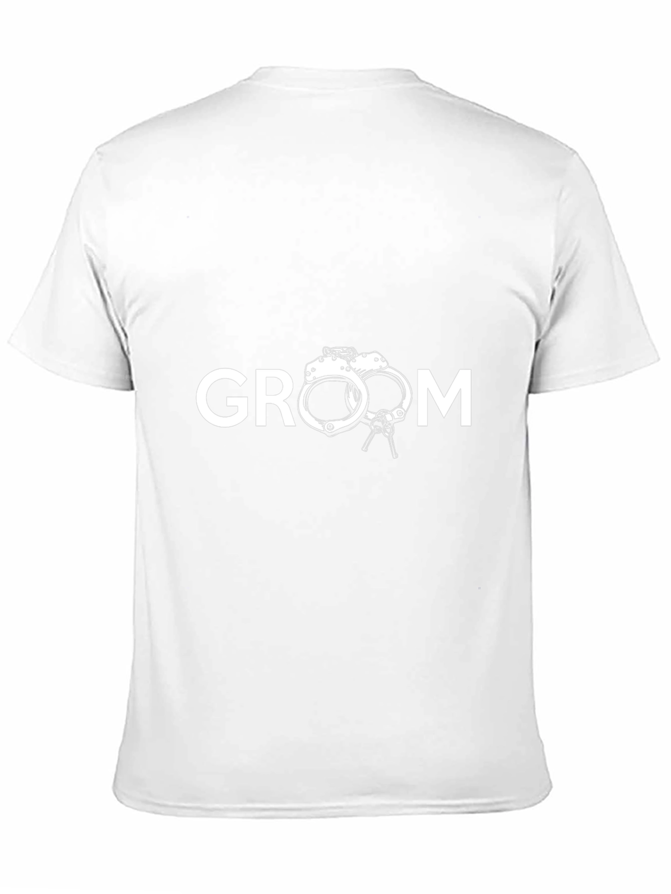 Groom Handcuffs Graphic T-Shirt - Wedding Day