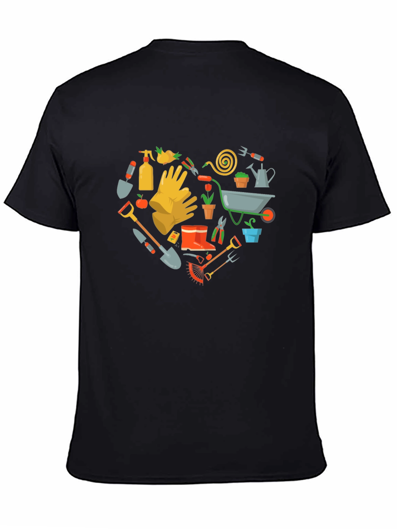 Gardening Heart T-Shirt Love Gardening Tee