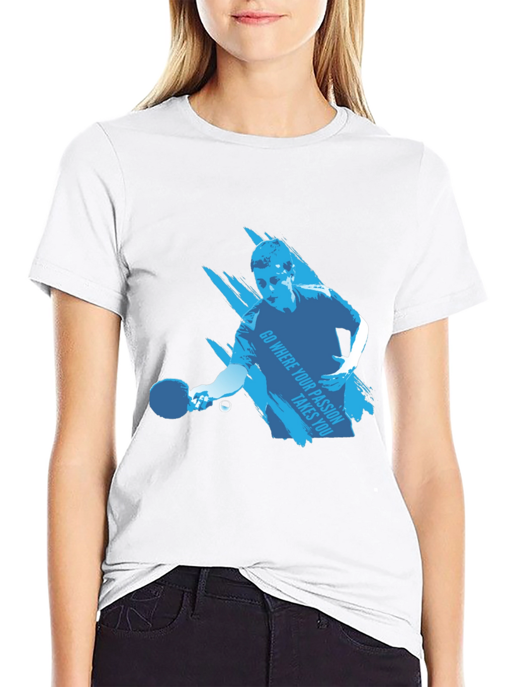 Ping Pong Player Graphic Tee - Passion Inspired