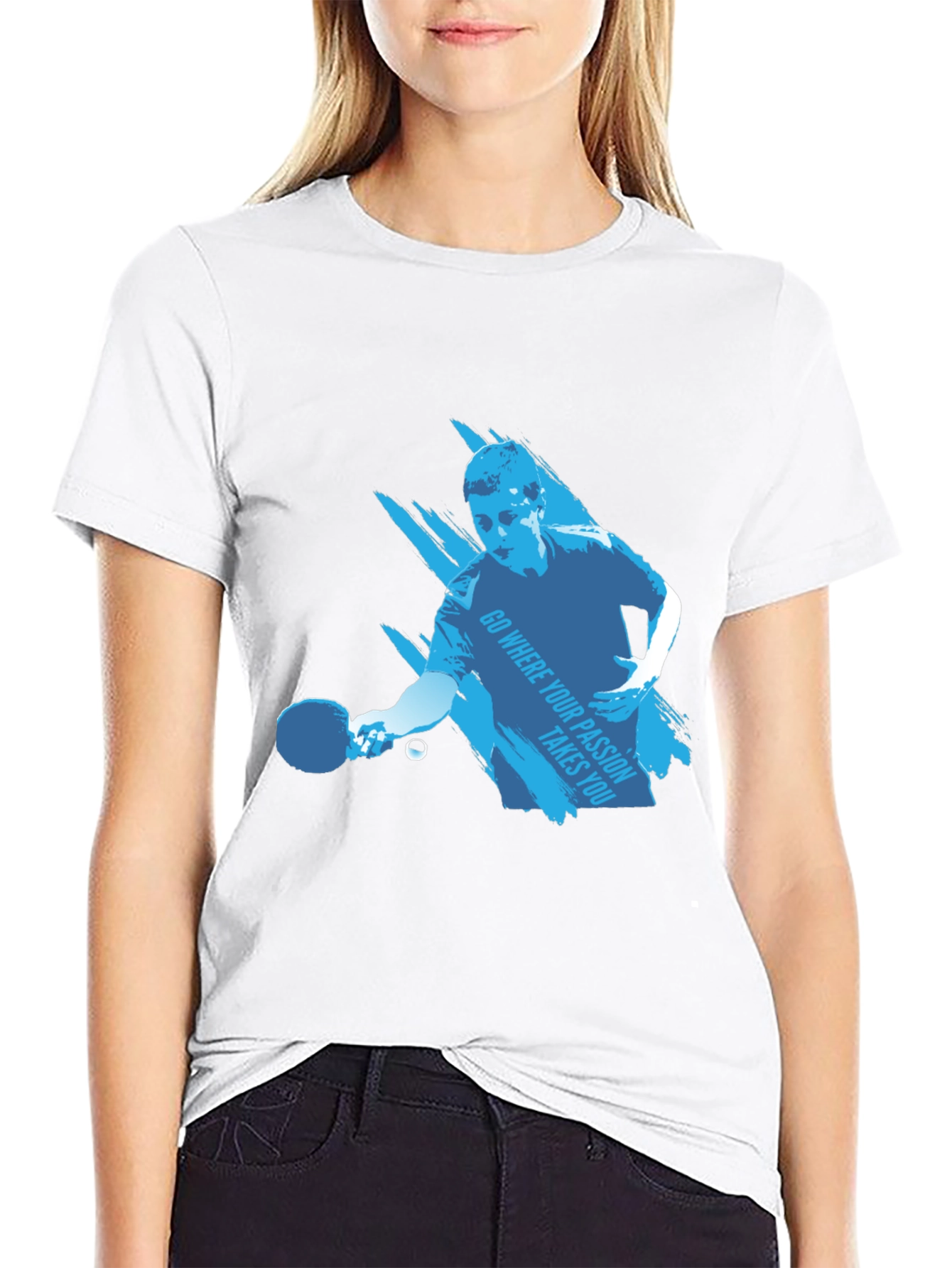 Ping Pong Player Graphic Tee - Passion Inspired
