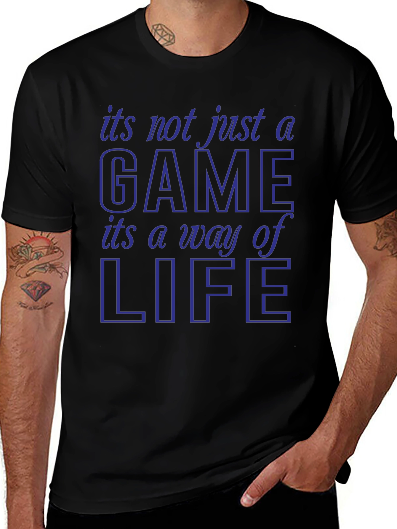 Gamer Lifestyle Graphic Tee - Its Not Just a Game