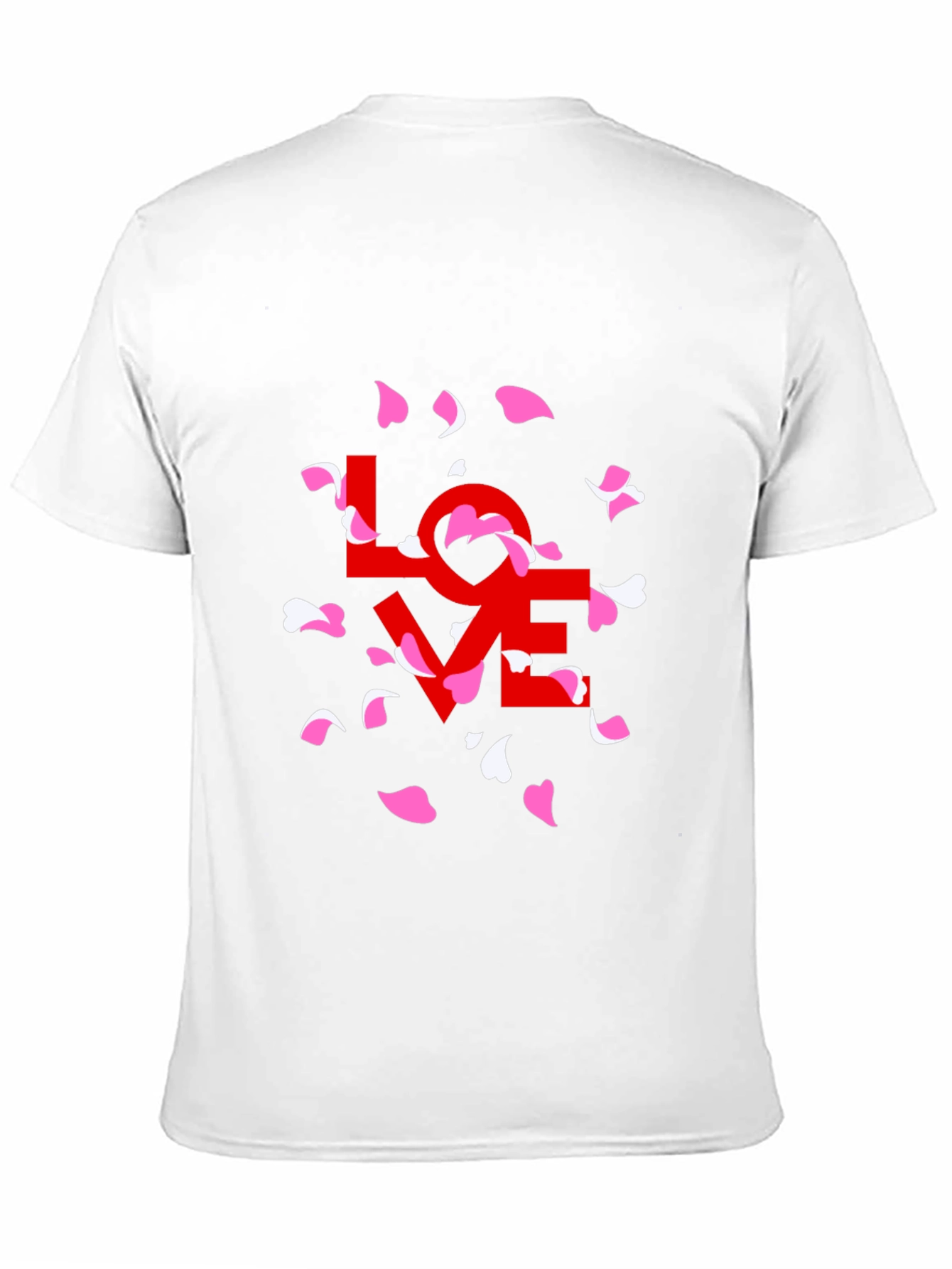 Love Petals Graphic Tee - Stylish Black T-Shirt