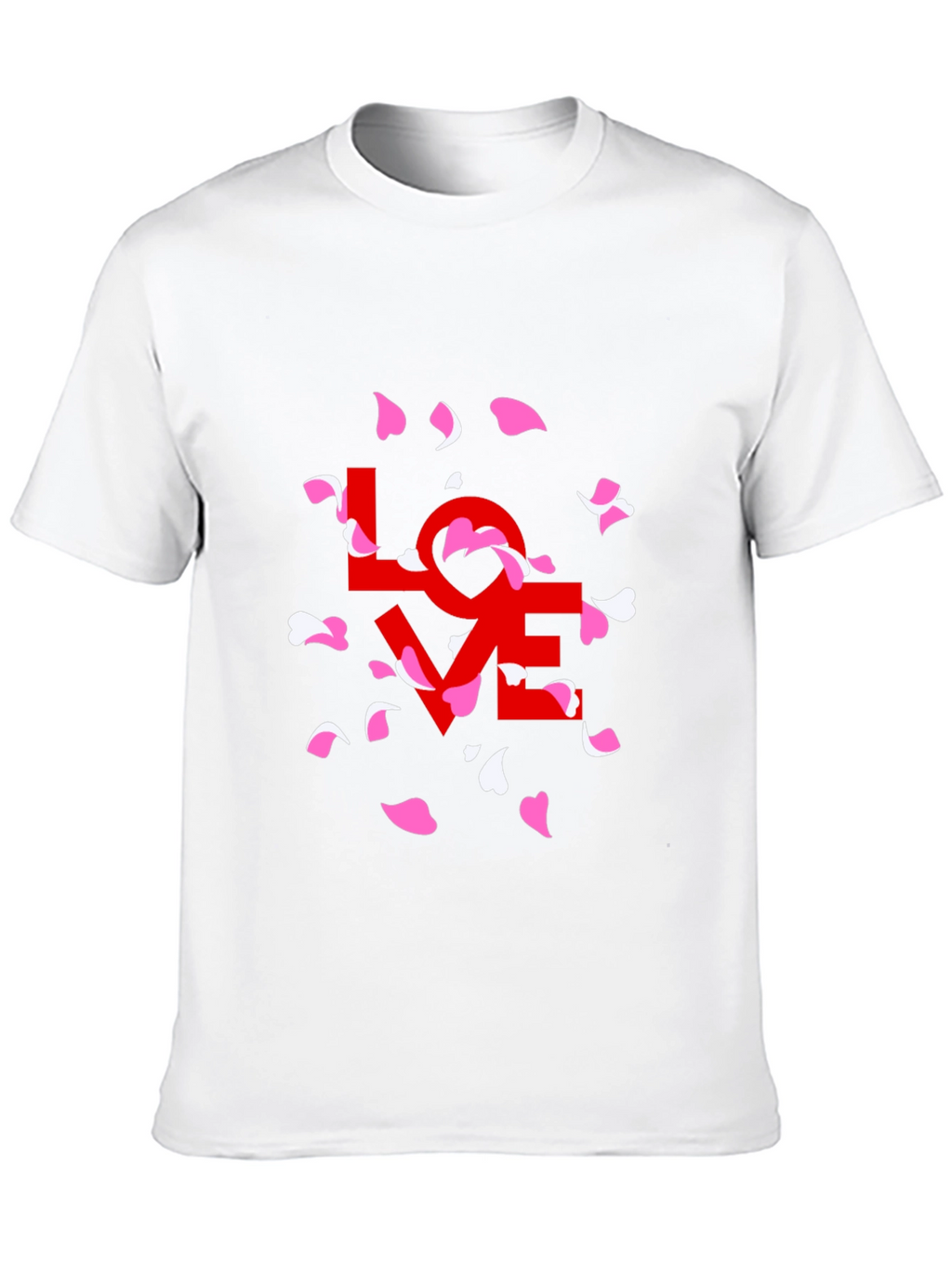 Love Petals Graphic Tee - Stylish Black T-Shirt